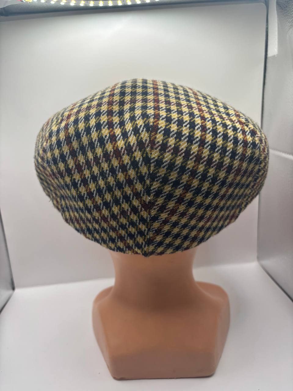 Other Silver Cap Italy 100% Wool Flat Cap Newsboy Hat Size L Size ONE SIZE - 3 Thumbnail