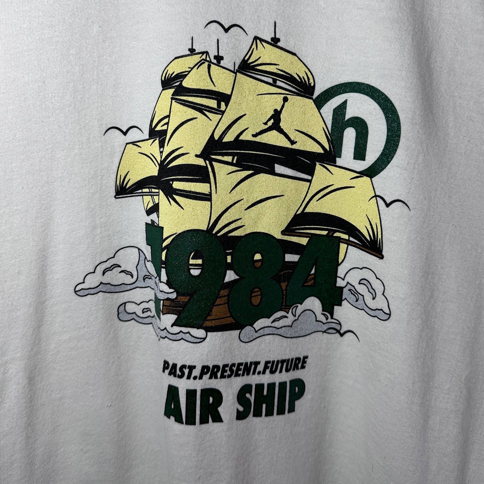 HIDDEN White Air Ship 1984 Tee Size US XL / EU 56 / 4 - 2 Thumbnail