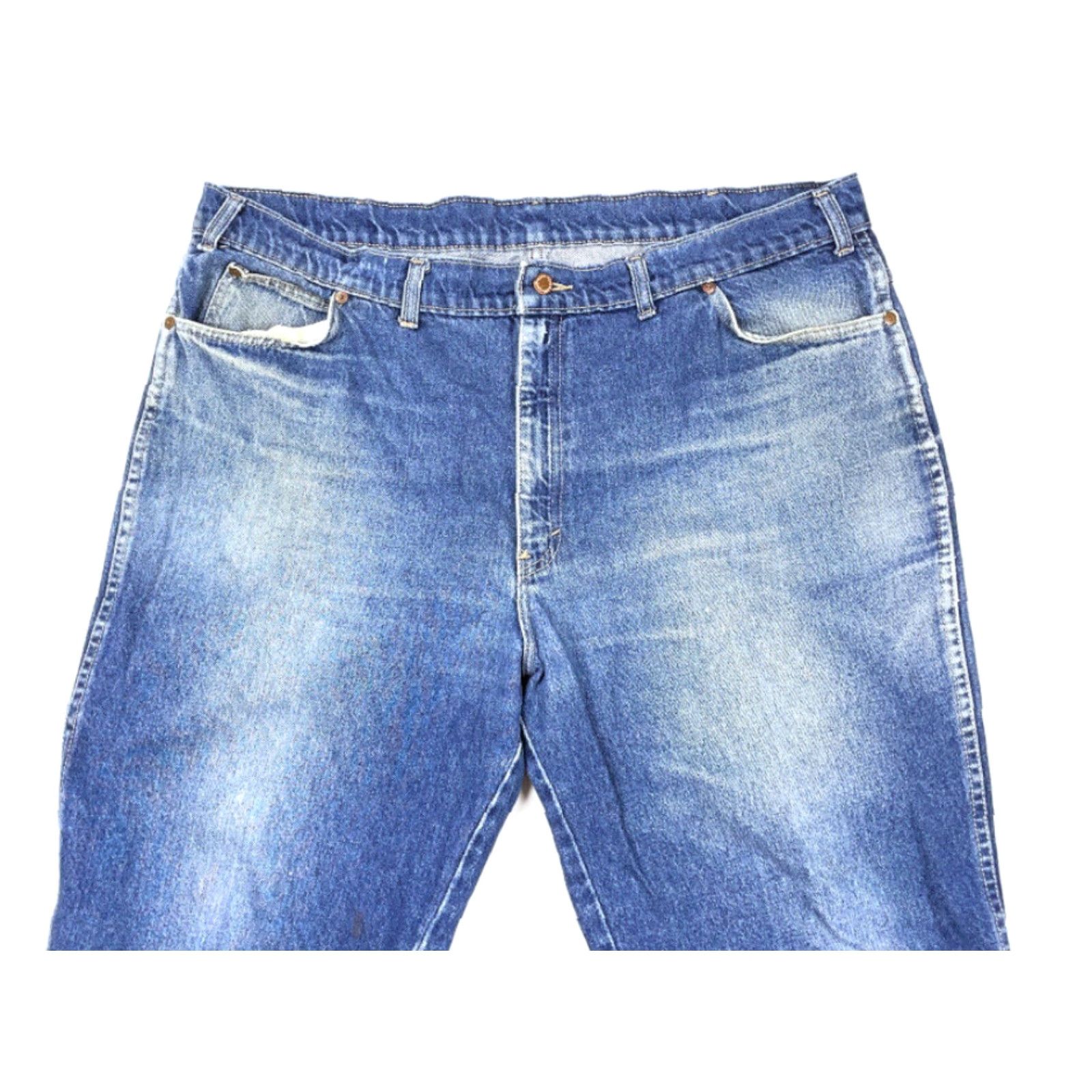 Vintage VINTAGE Long Haul High Rise Denim Jeans 42 Blue 80s Grunge Mens Size US 42 / EU 58 - 4 Thumbnail