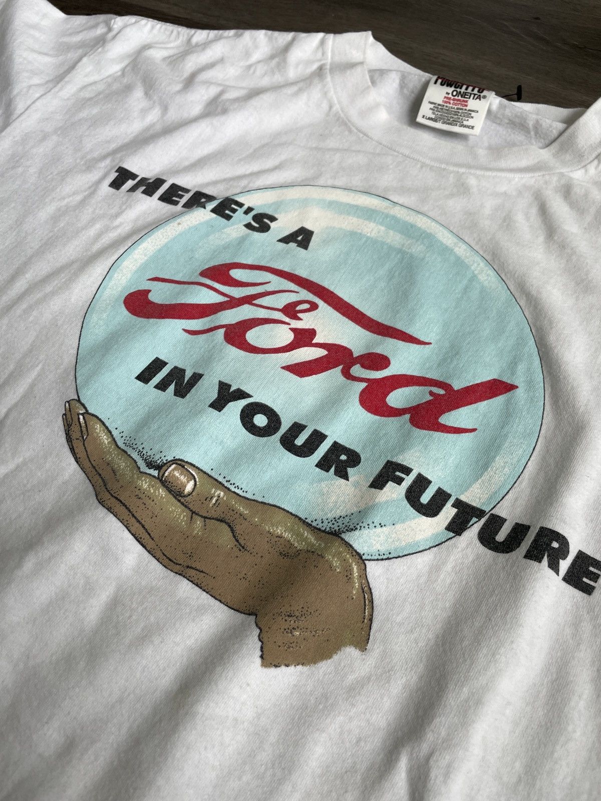 Vintage Vintage “Ford in your future” Graphic T-shirt (Sz. XL) Size US XL / EU 56 / 4 - 2 Thumbnail