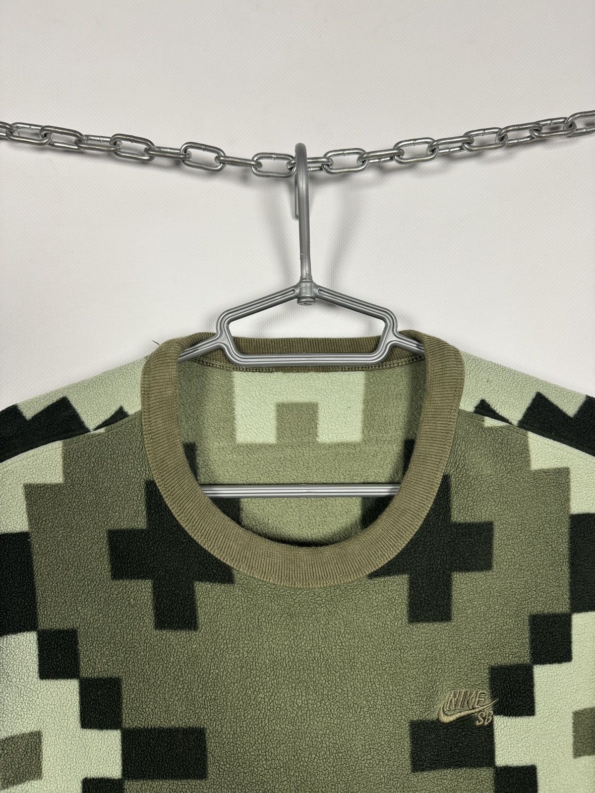 Nike Nike SB Pixel Camo Fleece Sweatshirt Green Pullover Size S Size US S / EU 44-46 / 1 - 8 Thumbnail