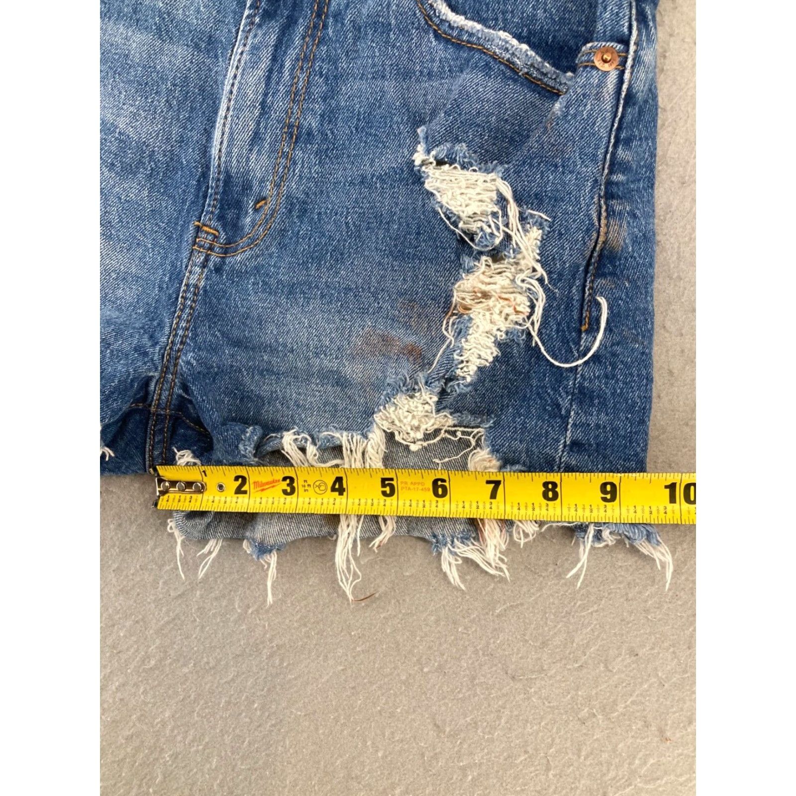 Abercrombie & Fitch Abercrombie & Fitch Womens Shorts High Rise Mom Denim 26 Blue 2 US Size 2 Adults Size 26" / US 2 / IT 38 - 6 Thumbnail
