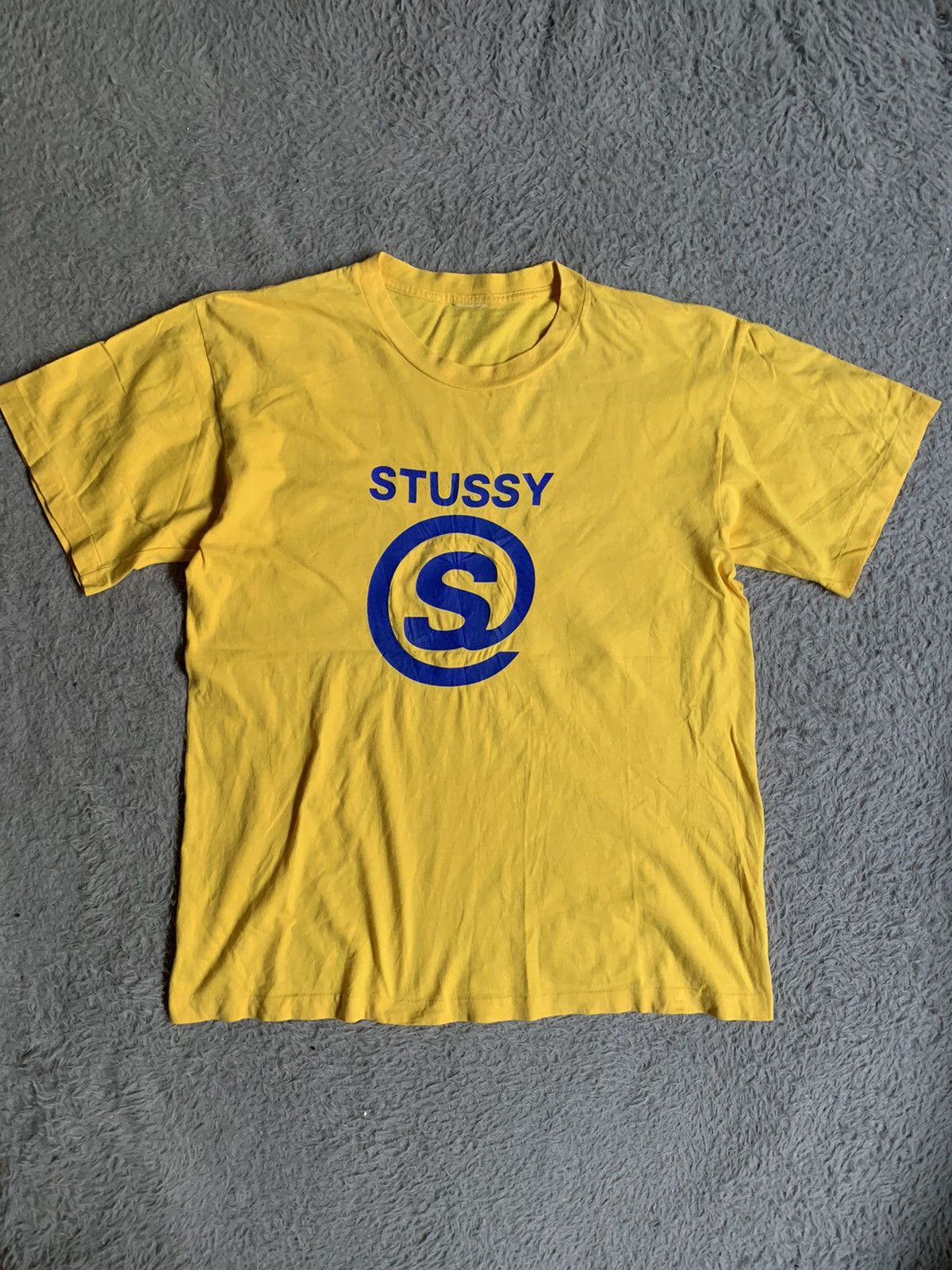 Stussy Vintage Late 90s Old Stussy @ Tee Size US L / EU 52-54 / 3 - 1 Thumbnail