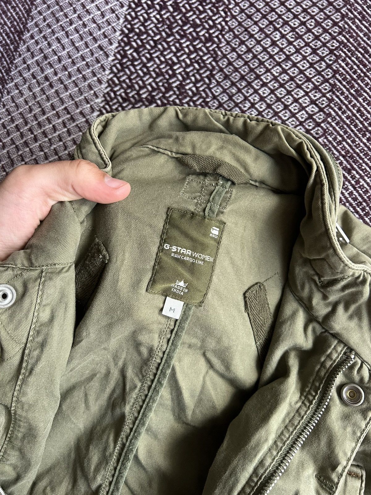 G-Star G-star Raw Cargo Line Women Denim Jacket Military Style Sz M Size M / US 6-8 / IT 42-44 - 9 Thumbnail