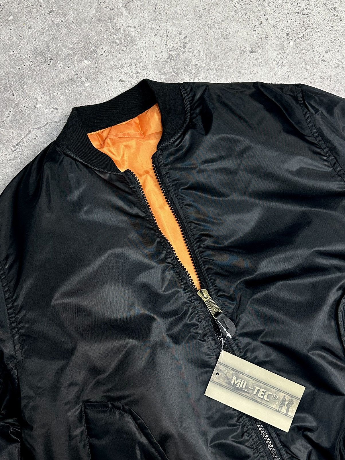 14th Addiction Japan Jacket Mil-tec Black MA-1 bomber Japan Goa Opium Y2K Size US M / EU 48-50 / 2 - 5 Thumbnail