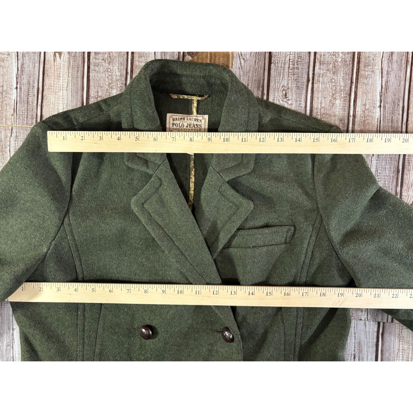 Polo Ralph Lauren Polo Jeans Co. Ralph Lauren Wool blend double breast long co Size L / US 10 / IT 46 - 8 Thumbnail