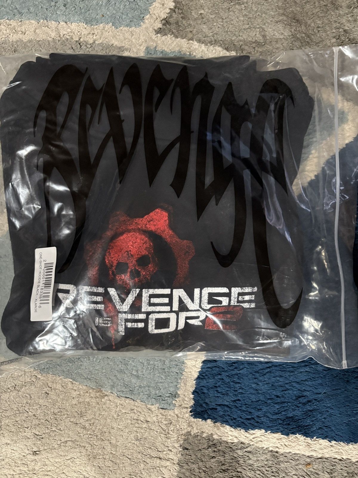 Revenge ONE-SHOT HOODIE BLACK