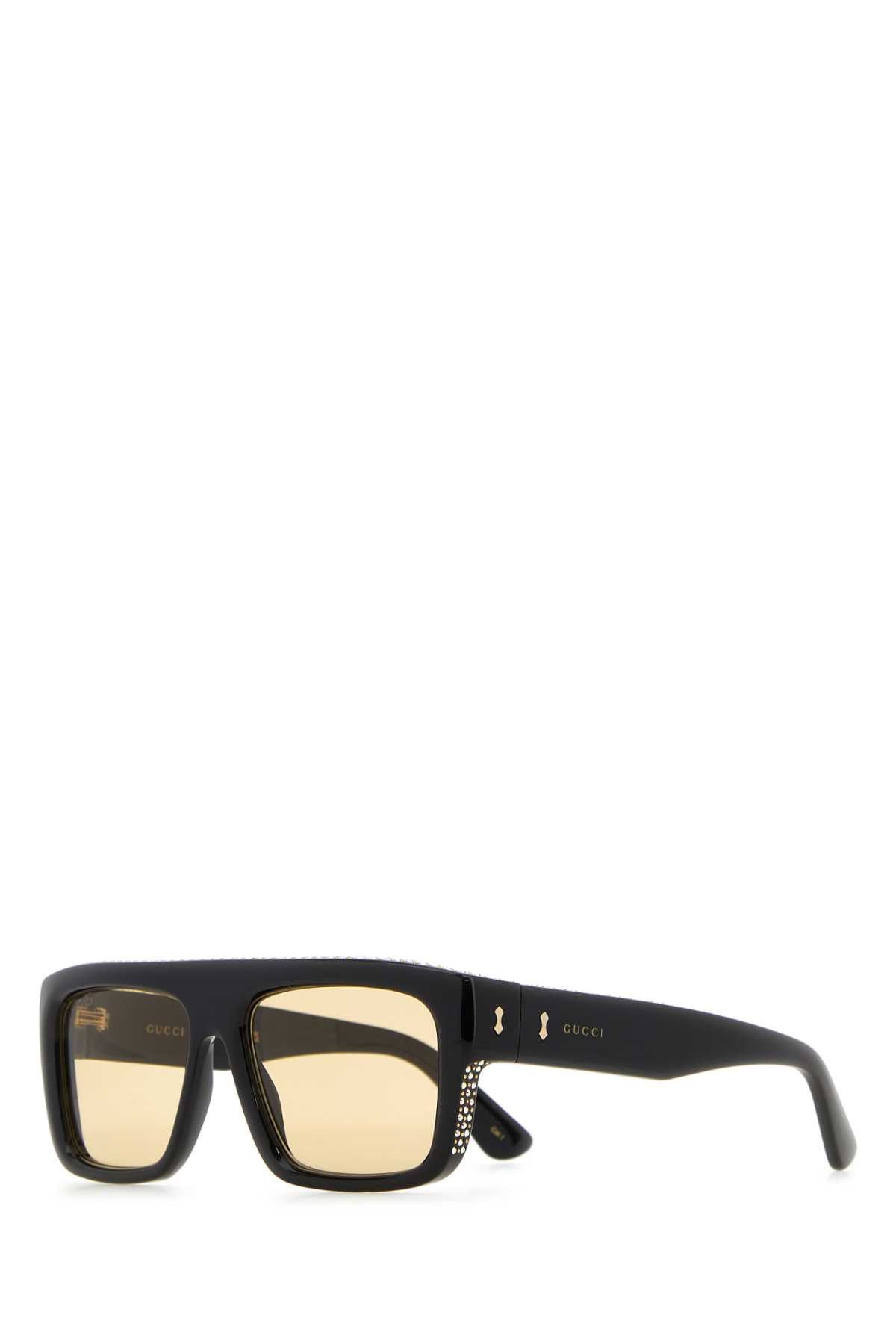 Gucci Black Acetate Sunglasses Size ONE SIZE - 1 Thumbnail