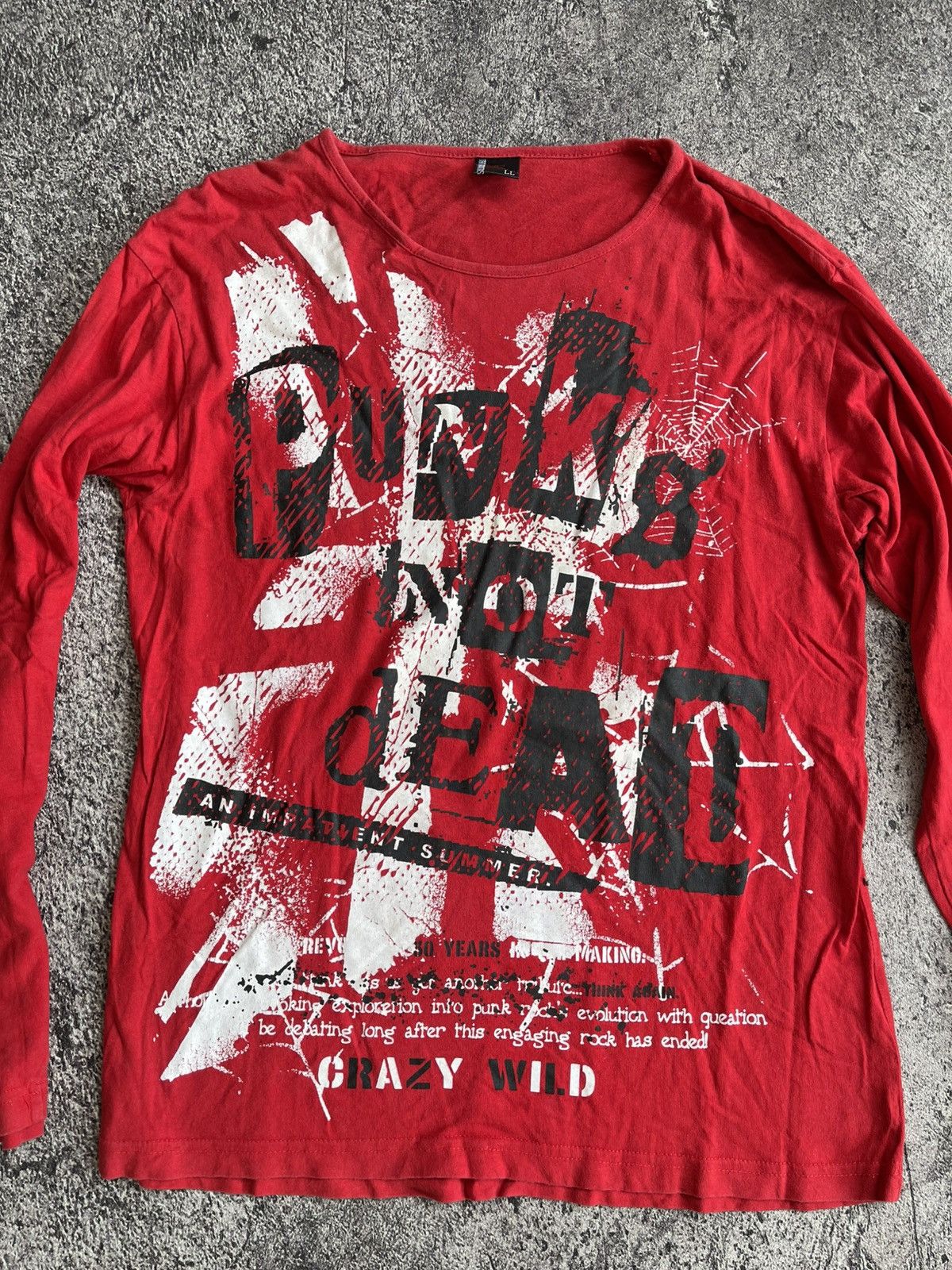 Japanese Brand Y2K The Breakers Punk long sleeve Size US L / EU 52-54 / 3 - 4 Thumbnail