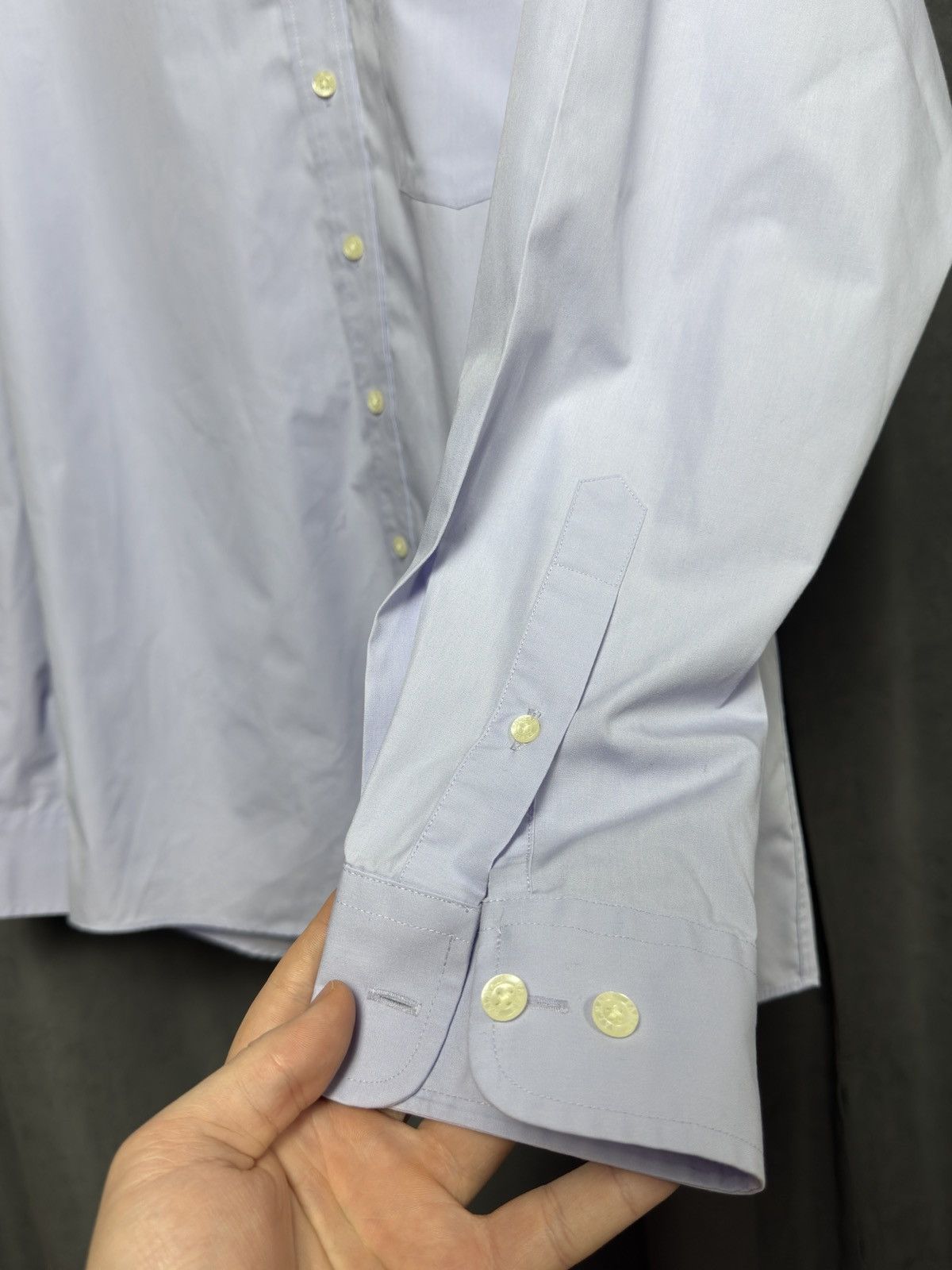 Balmain BALMAIN Easy Cuff Button Down Dress Shirt Size US M / EU 48-50 / 2 - 2 Thumbnail