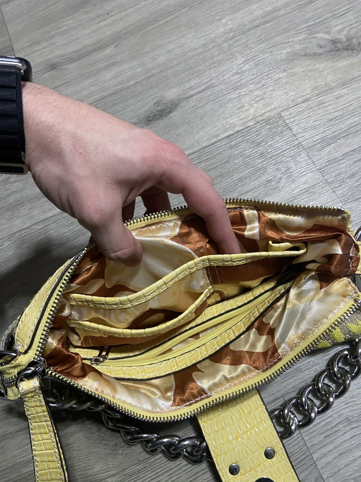 Guess Vintage GUESS Y2K Mini Shoulder Bag Leopard Print Size ONE SIZE - 12 Thumbnail