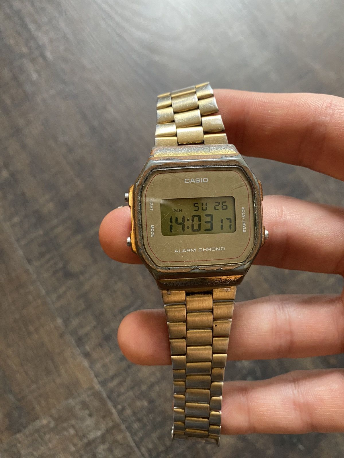 Casio Vintage Gold Casio Watch | Grailed