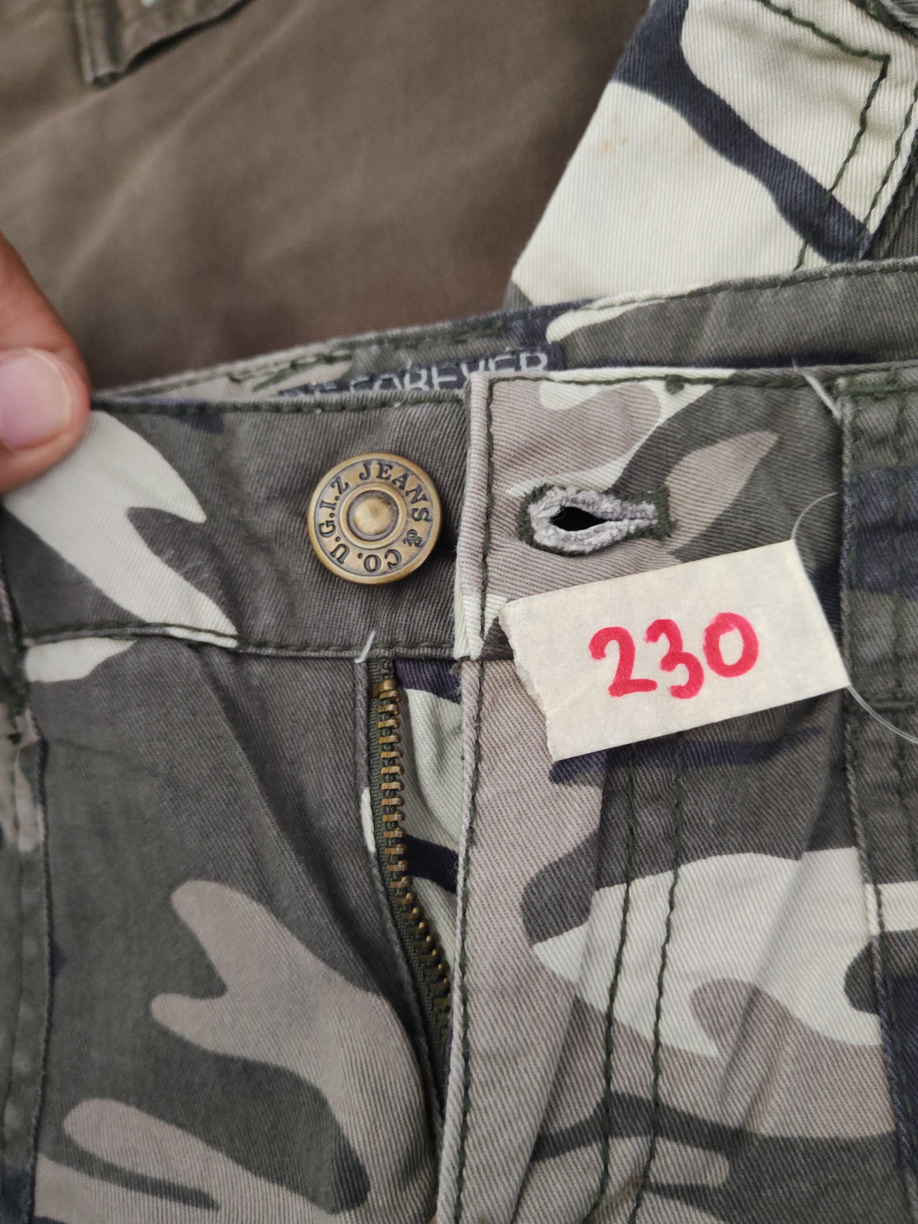 Japanese Brand DLL Ugiz Camouflage Multipocket utility Cargo Pants #230 Size 27" / US 4 / IT 40 - 15 Thumbnail