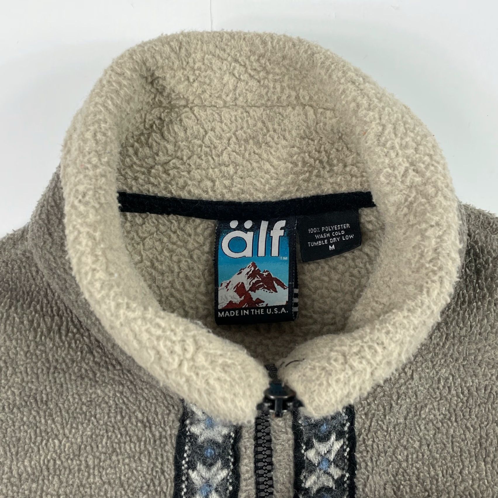 Vintage VINTAGE Alf Kuhl Jacket Womens Medium Beige Fleece Hiking Ski Snowflake Acorns Logo Zip Front Size M / US 6-8 / IT 42-44 - 7 Thumbnail