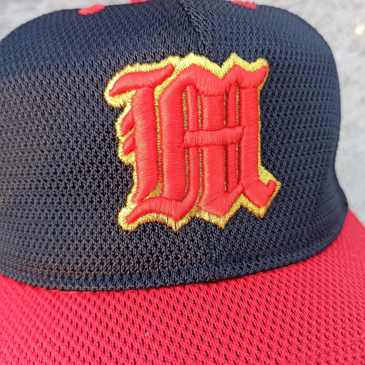 Hat Club × Mizuno Full mesh polyster initial M baseball hat Size ONE SIZE - 10 Thumbnail