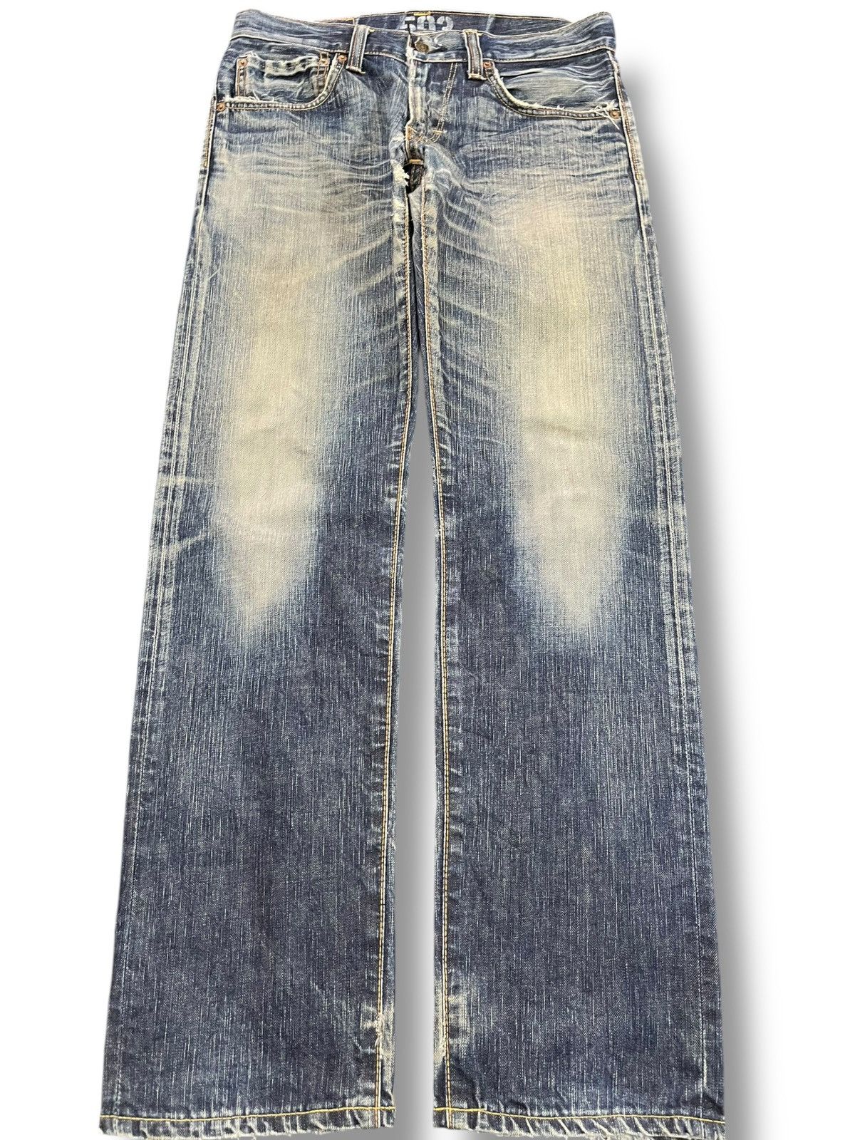 Vintage Edwin 503 Grunge Faded Denim