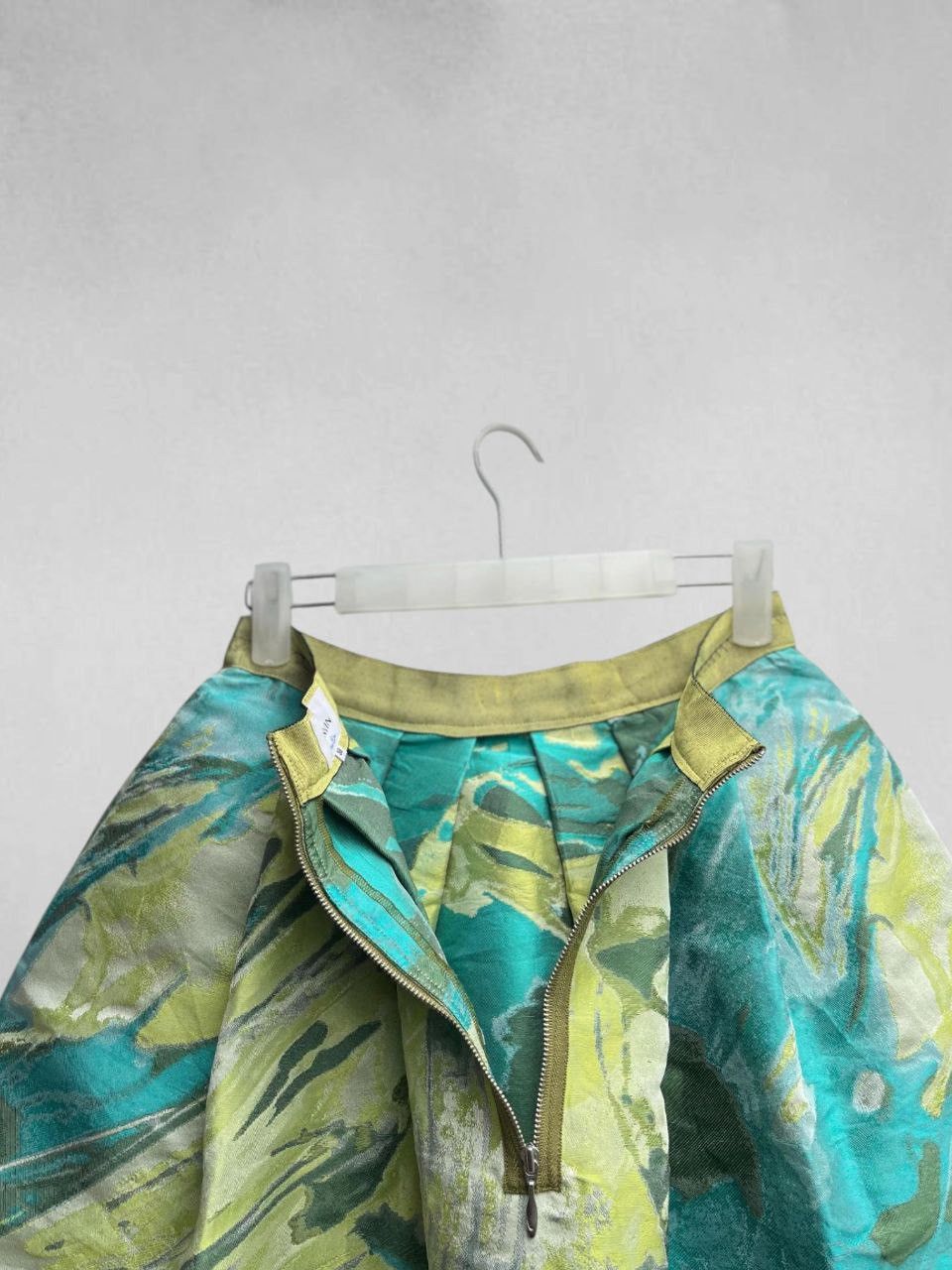 Lanvin Lanvin en Bleu Abstract Jacquard Skirt Size 23" - 8 Thumbnail
