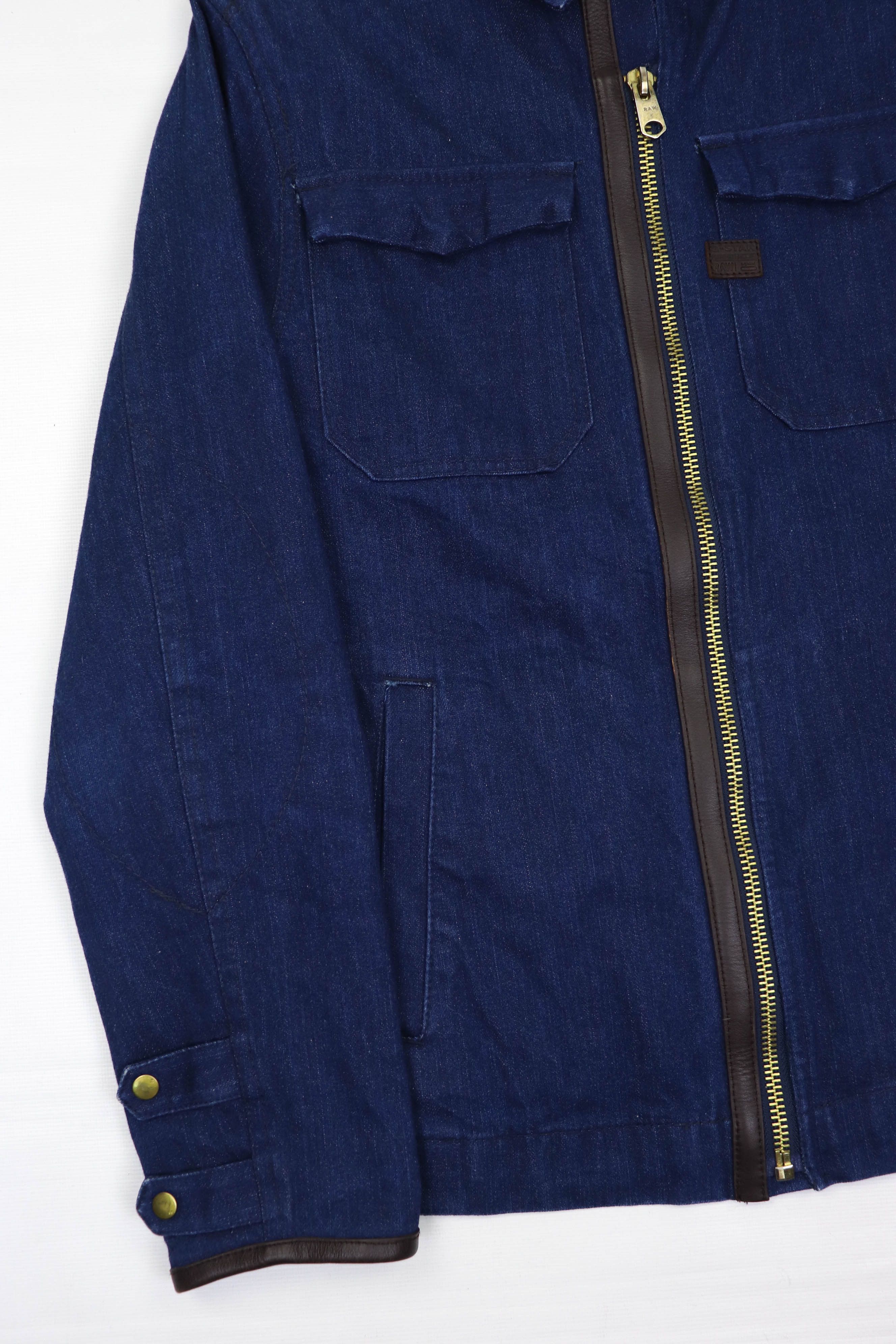 G-Star G-Star Raw Denim Oregon Zip Overshirt LS French Chore Jacket Size US S / EU 44-46 / 1 - 4 Thumbnail