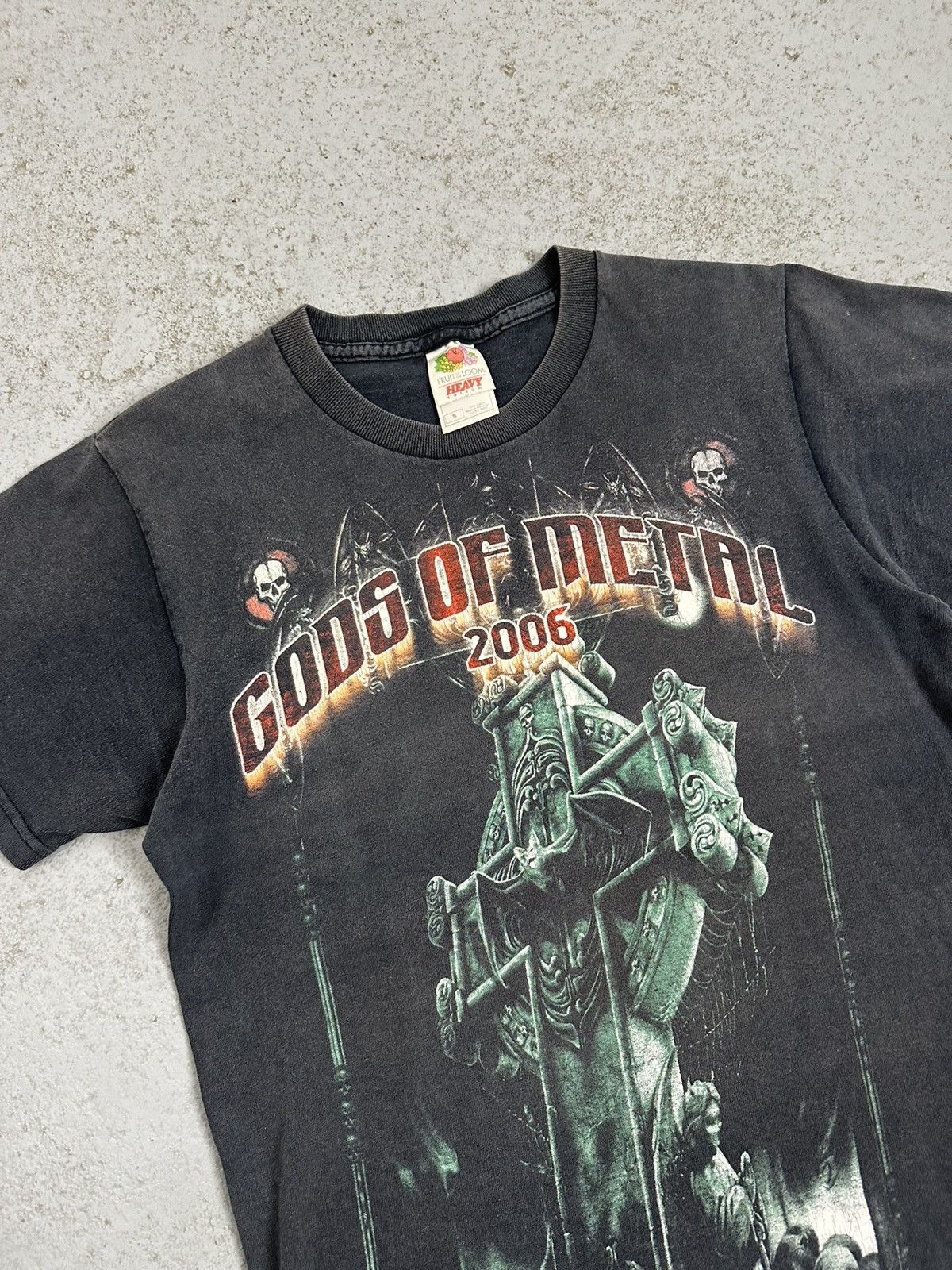 Band Tees Vintage 2006 Gods Of Metal Iron Maiden Deftones Korn T-Shirt Size US S / EU 44-46 / 1 - 7 Thumbnail