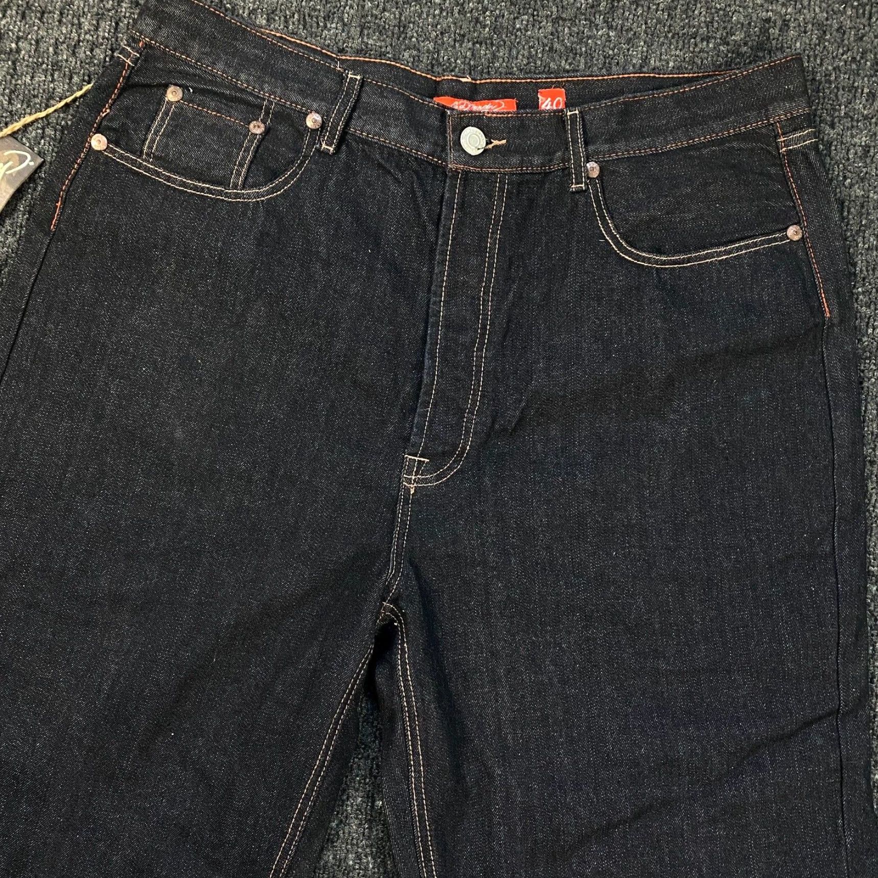 Ed Hardy VINTAGE Ed Hardy Jeans Denim 42 in Blue 5-Pocket Skull Embroidered Relaxed Straight 2007 Mens Size US 42 / EU 58 - 7 Thumbnail