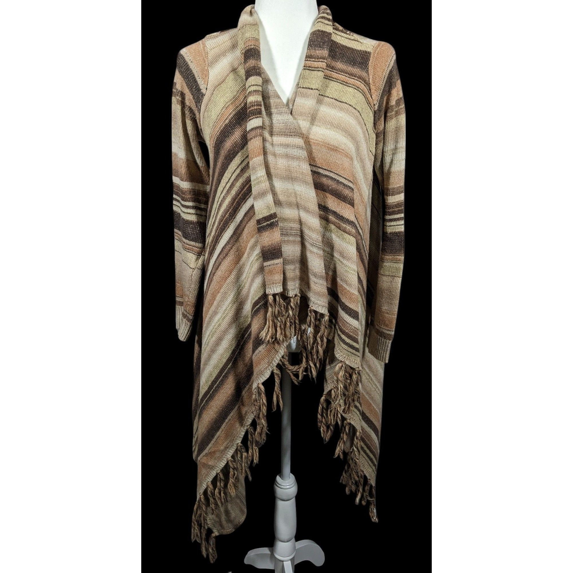 Other Natural Reflections Space-Dye Retro Bohemian Open Front Card Size M / US 6-8 / IT 42-44 - 1 Thumbnail