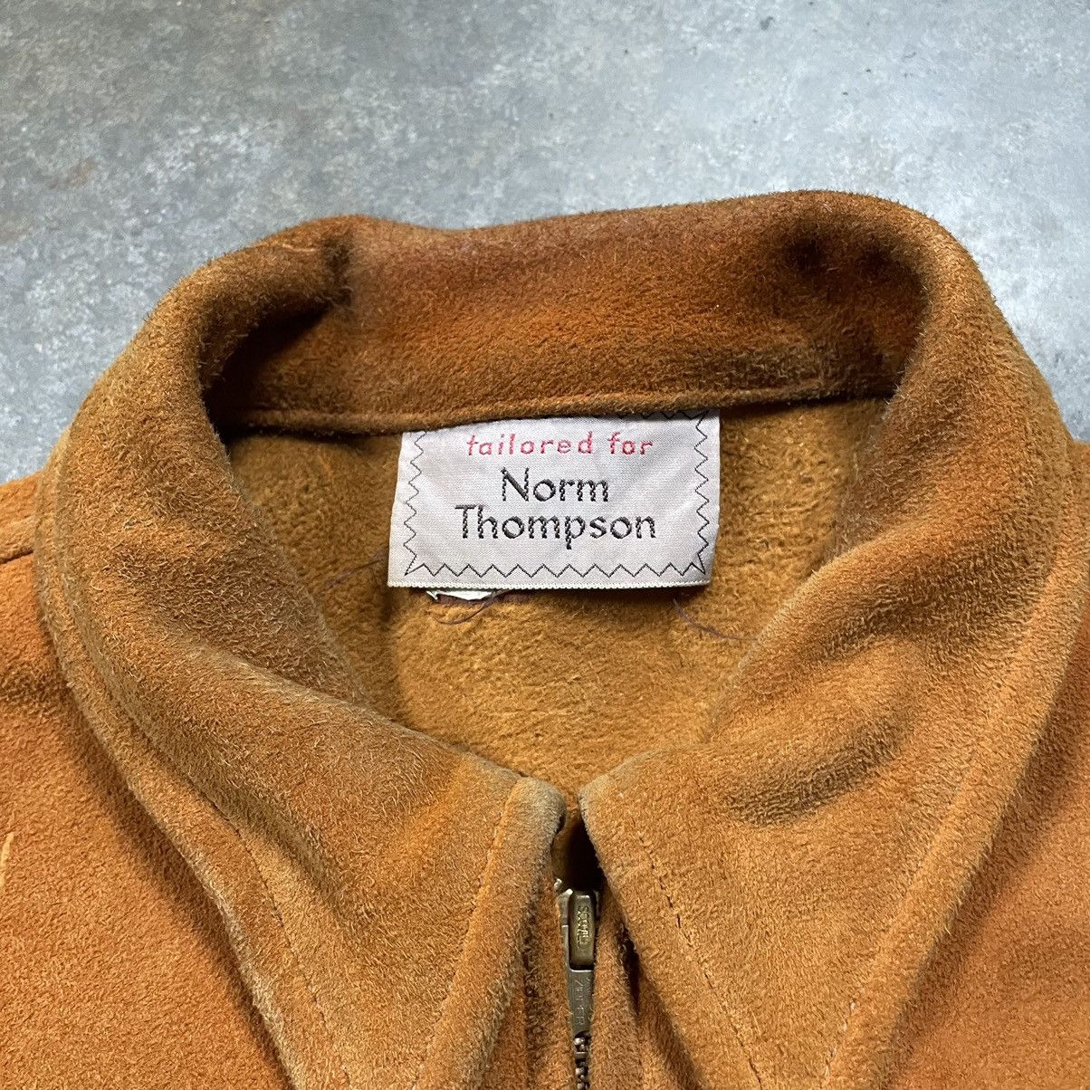Vintage Vintage 1960s Western Suede Cowhide Leather Jacket Size US M / EU 48-50 / 2 - 5 Thumbnail
