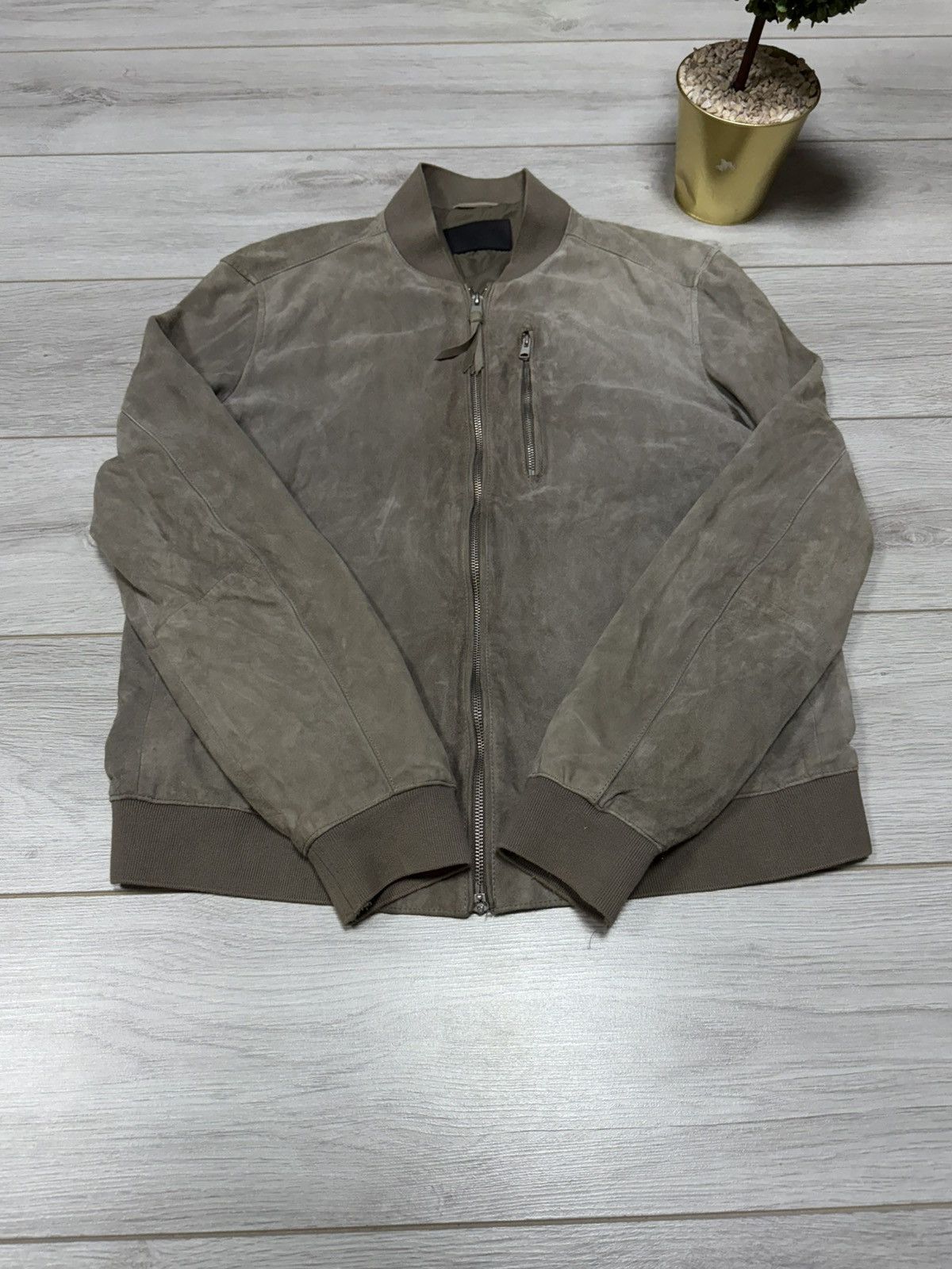Allsaints Allsaints Kemble suede bomber leather jacket zip Size US XXL / EU 58 / 5 - 6 Thumbnail