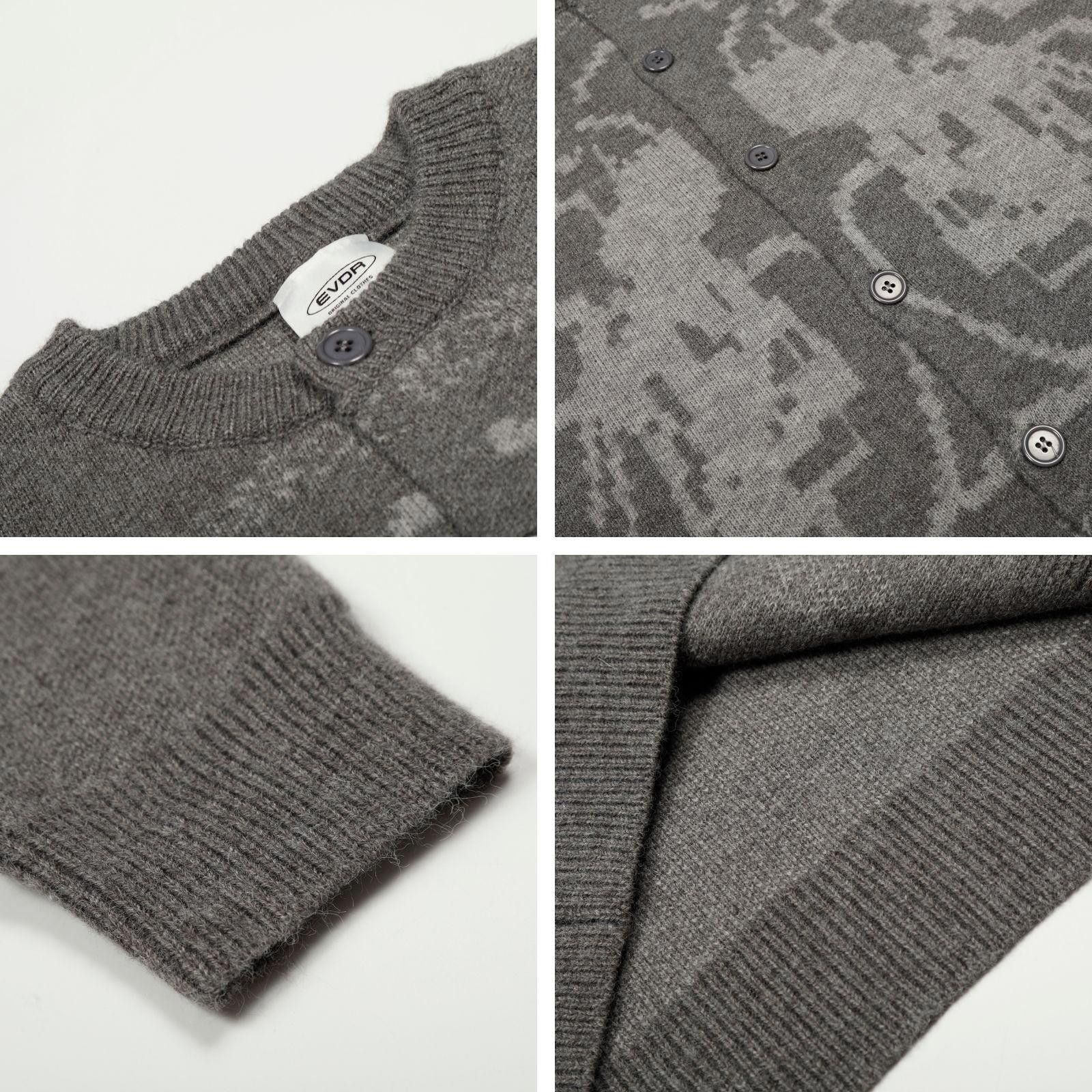 Vintage Graphic Patterned Knit Cardigans, Button-Up Sweaters Size US M / EU 48-50 / 2 - 3 Thumbnail