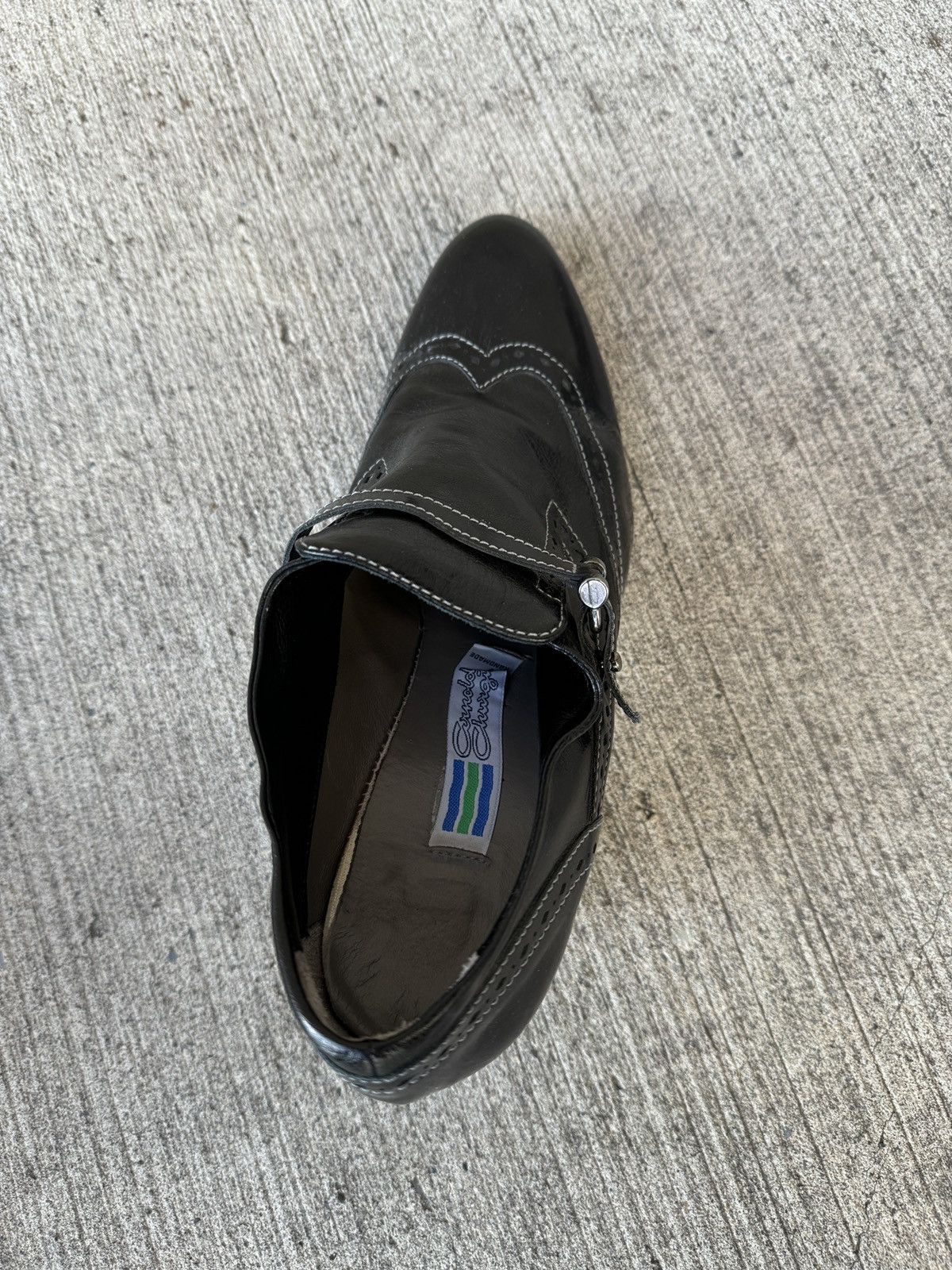 Other BLACK ARNOLD CHURGIN HIGH HEEL LEATHER LOAFERS Size US 8.5 / IT 38.5 - 2 Thumbnail