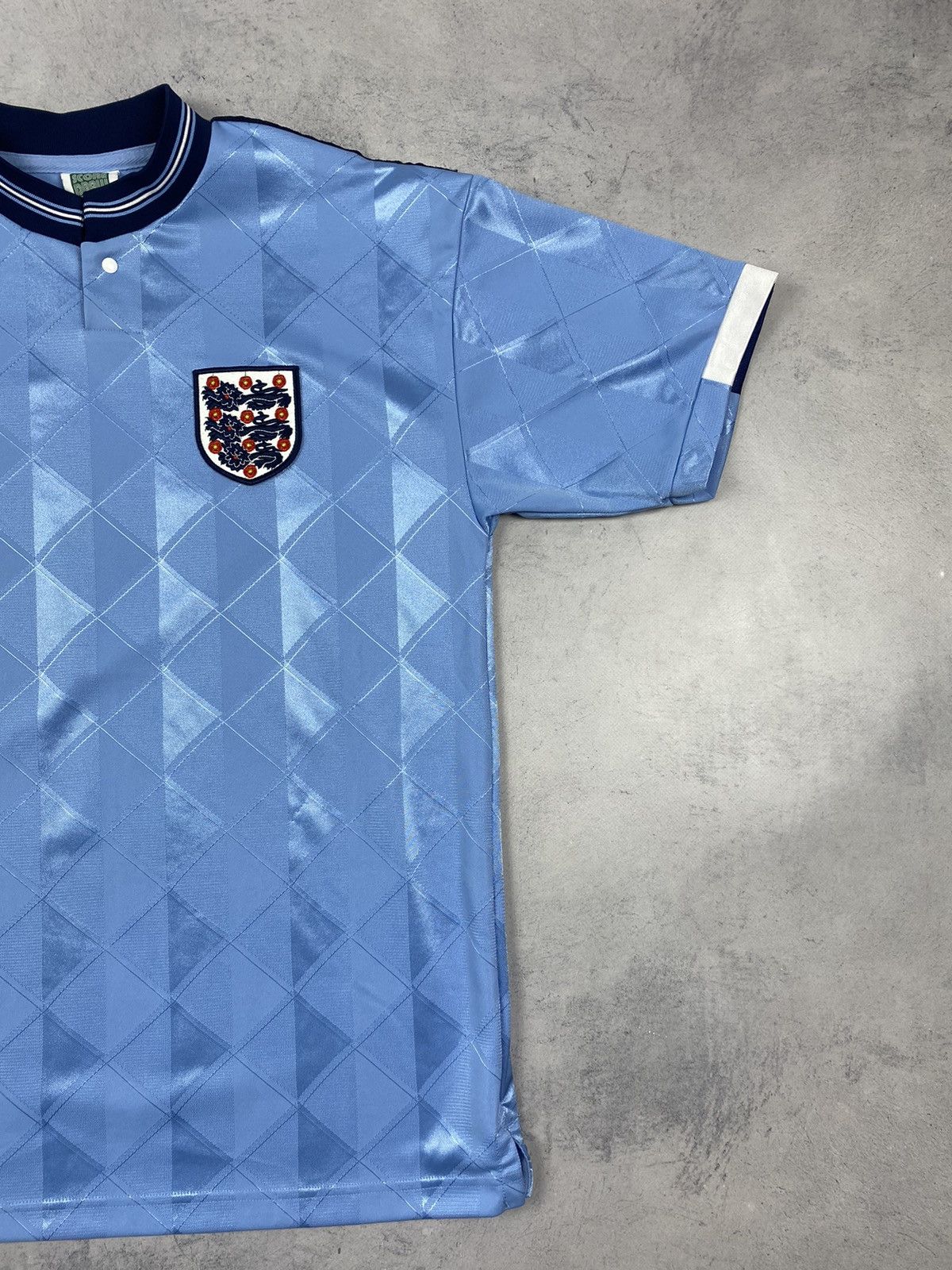 Other ENGLAND TEAM 1987/1989 2023 JERSEY THIRD SCORE DRAW REMAKE Size US L / EU 52-54 / 3 - 5 Thumbnail
