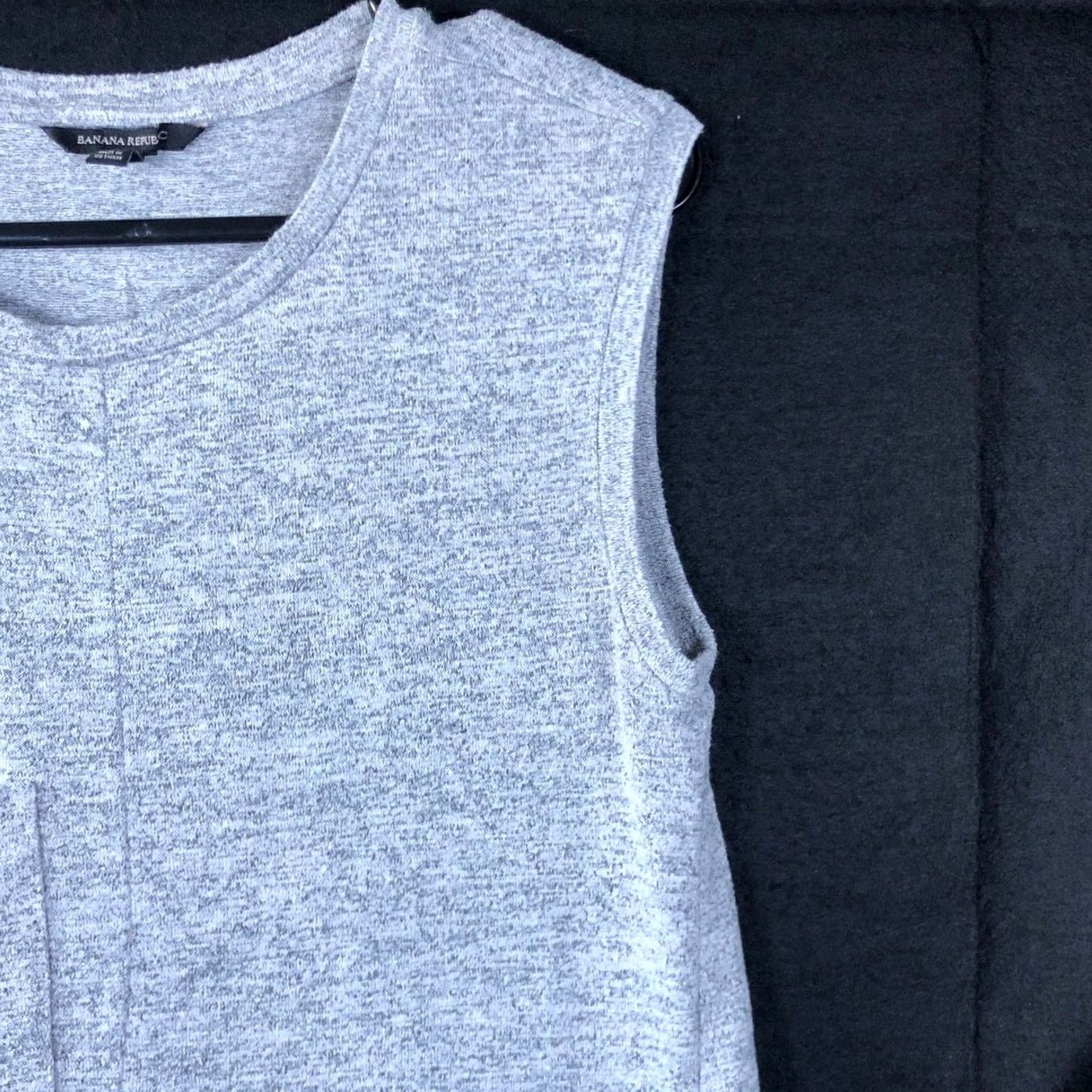 Banana Republic Banana Republic Womens Shirt Gray Threadsoft Sleeveless Crew Neck Stretch XS Size XS / US 0-2 / IT 36-38 - 5 Thumbnail