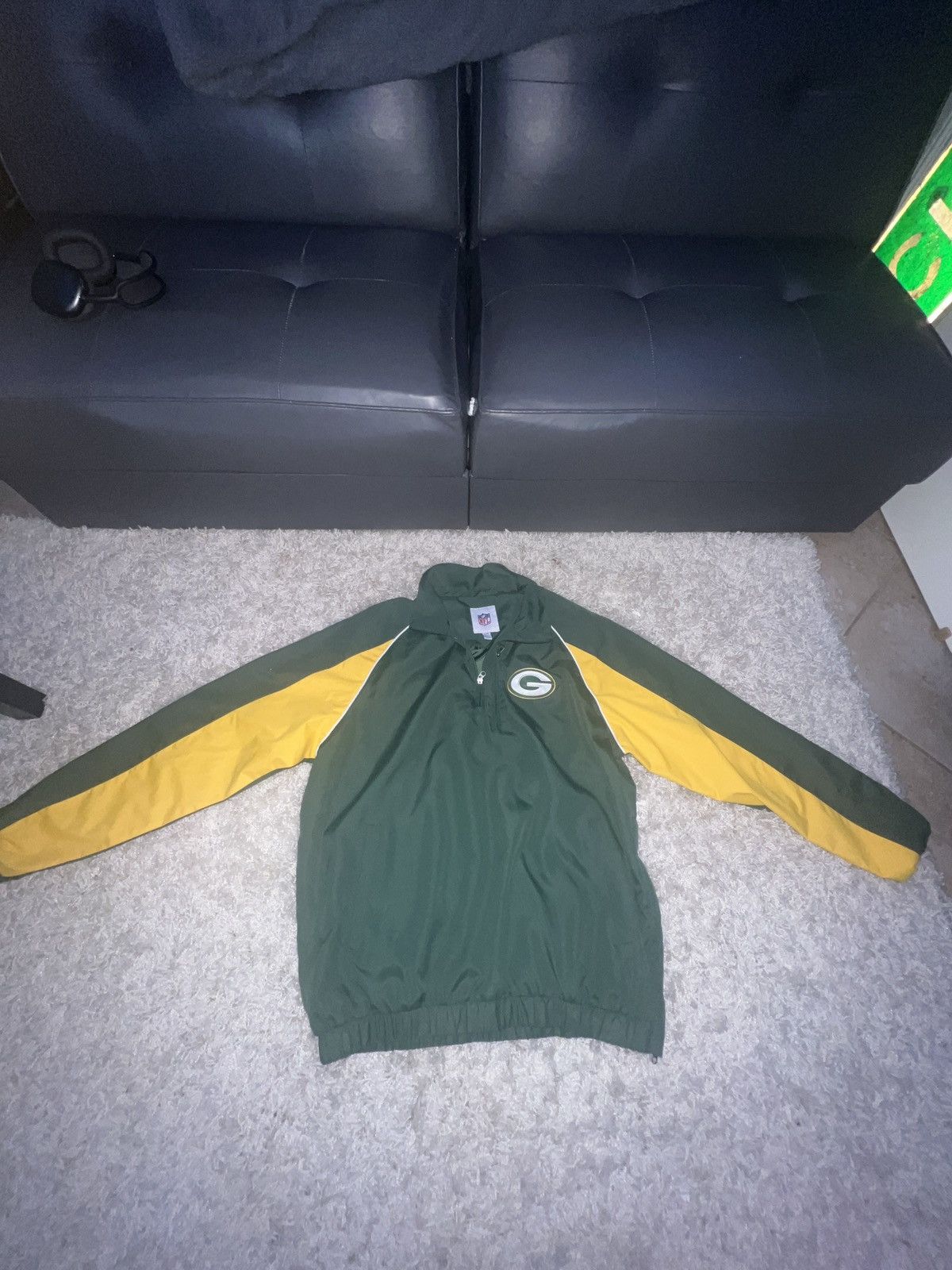 NFL Early 90 s Green Bay Packers Rain Coat Grailed