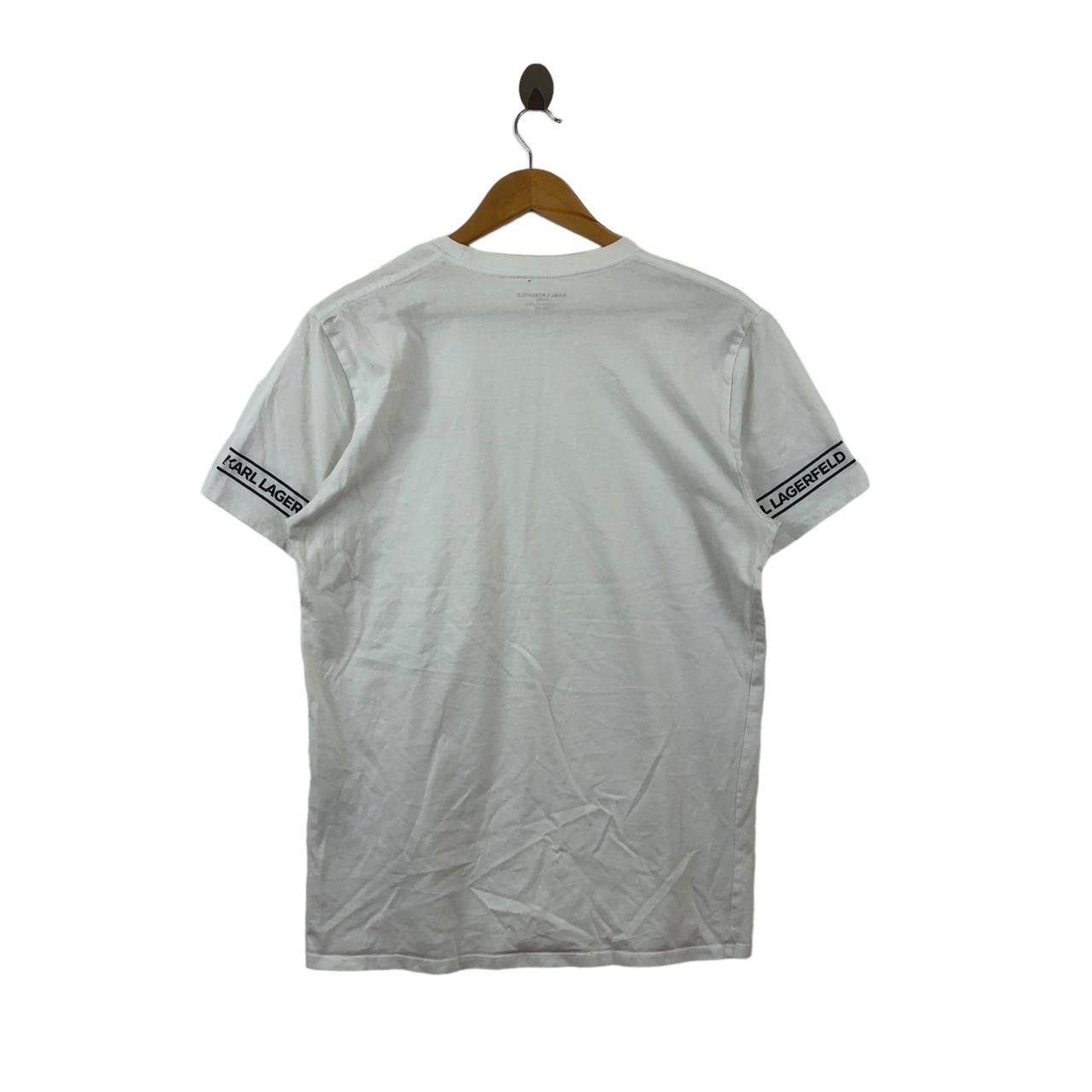 Karl Lagerfeld KARL LAGERFELD PARIS Collection Ringer Tee Shirt OG Size M / US 6-8 / IT 42-44 - 2 Thumbnail