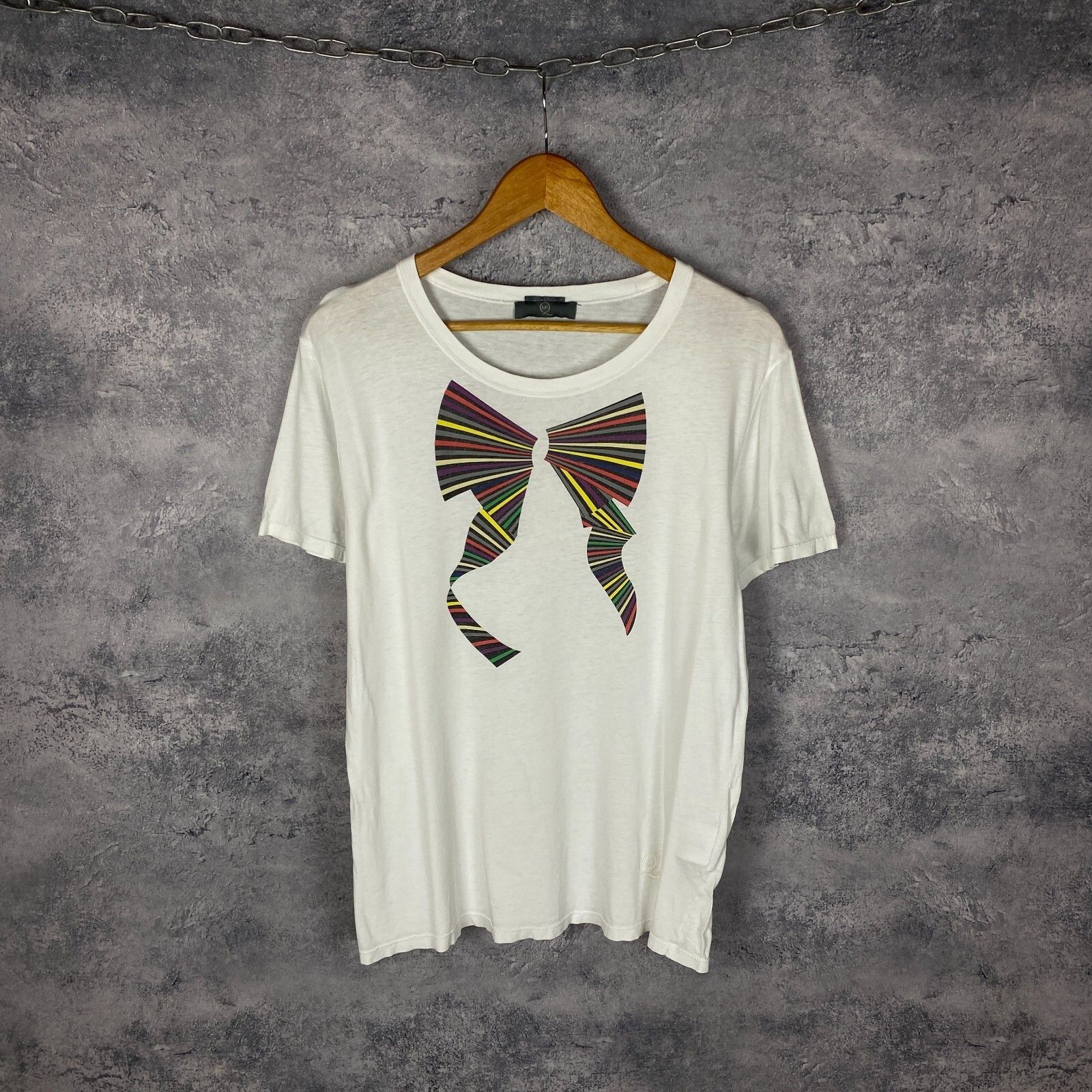 MCQ McQ Tee Men's Size S White Short Sleeve ` Size US S / EU 44-46 / 1 - 1 Thumbnail