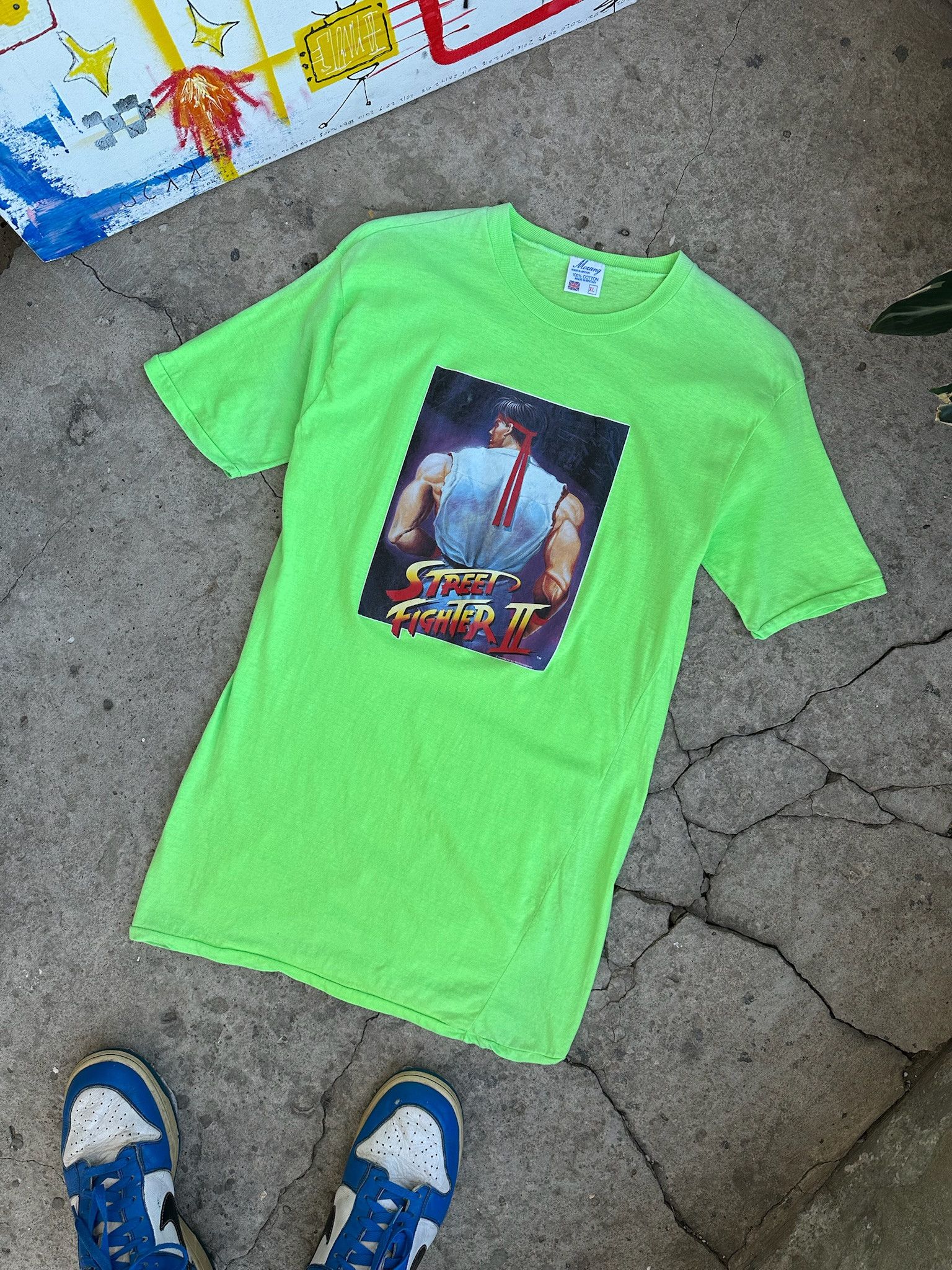 Anime Vintage 1991 Street Fighter 2 Ryu Capcom T-Shirt Size US M / EU 48-50 / 2 - 10 Thumbnail