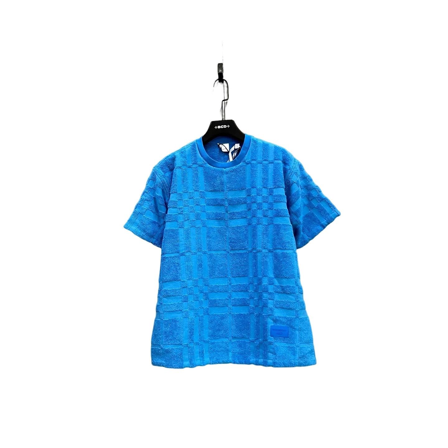 Burberry Burberry Blue Terry Grid Check T-Shirt Size S Size US S / EU 44-46 / 1 - 1 Thumbnail