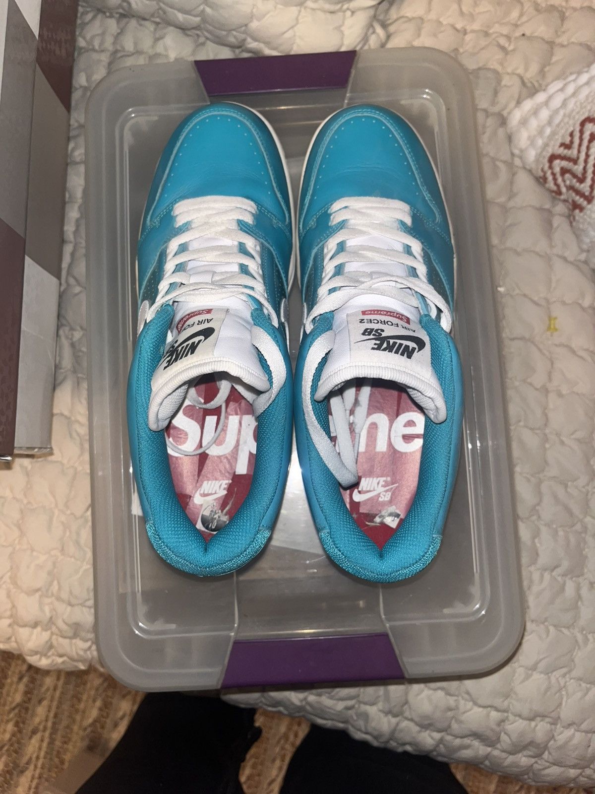 Nike × Supreme Nike Supreme SB AF2 World Famous size 10 Size US 10 / EU 43 - 4 Thumbnail