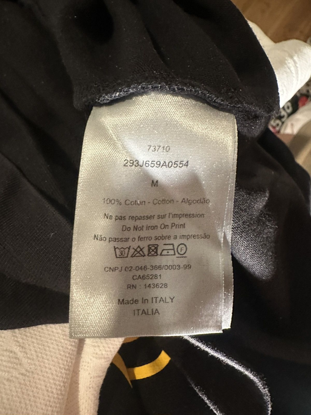 Dior Dior Collegiate Varsity Script ‘47’ T-shirt Black M Size US M / EU 48-50 / 2 - 6 Thumbnail