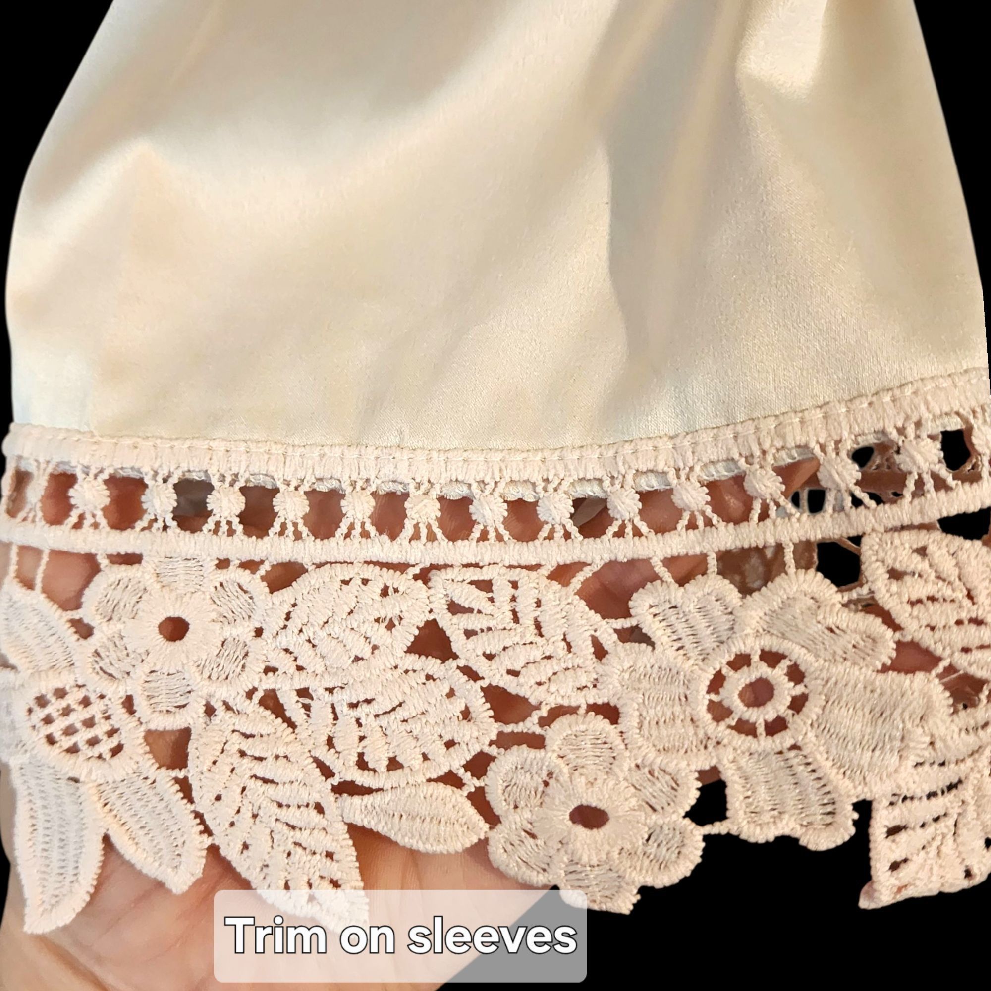 Other Maid of Honor Bridal Party Robe Silk Satin Lace Trim Spa Rob Size 4XL / US 24-26 - 7 Thumbnail