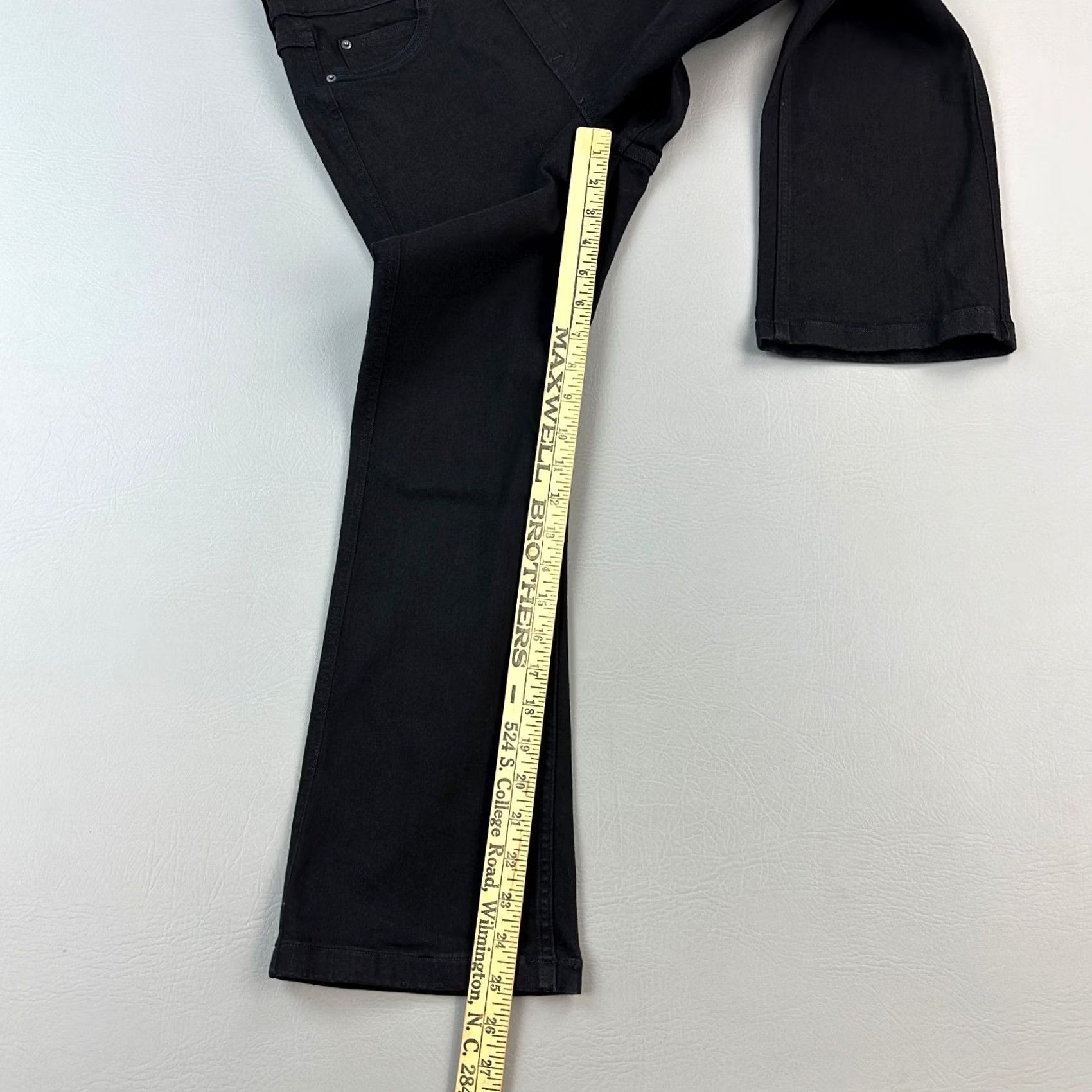 Spanx Spanx Jeani-ish Pants Womens Small Black Flare High Rise Pull On Stretch Size 28" / US 6 / IT 42 - 2 Thumbnail