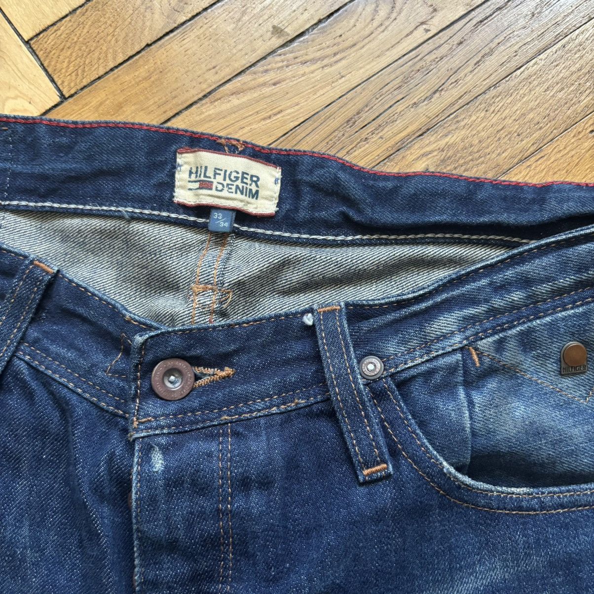Tommy Hilfiger Tommy Hilfiger Distressed Boro Denim Scanton Selvedge Jeans Size US 33 - 9 Thumbnail
