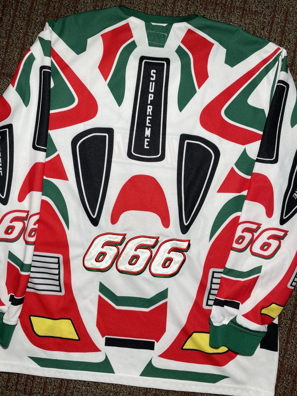 Supreme Supreme Decals Moto Jersey (X-Large) Size US XL / EU 56 / 4 - 2 Thumbnail