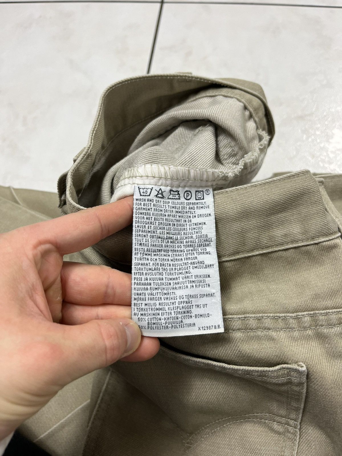 Levi's × Levi's Vintage Clothing × Vintage Vintage 90s Levi’s sta-prest center creased pants casual Size US 32 / EU 48 - 24 Thumbnail