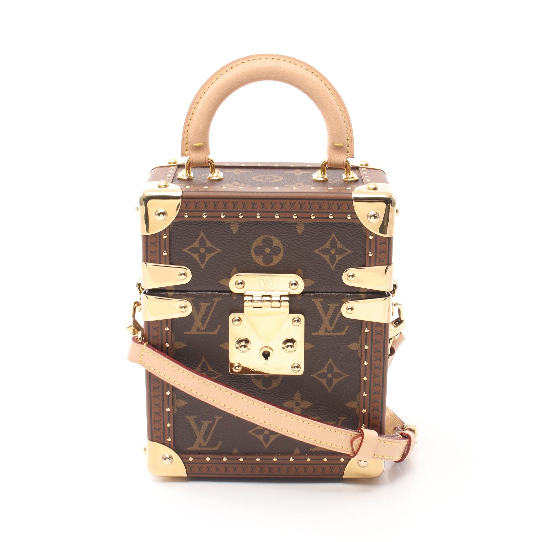 Louis Vuitton Louis Vuitton Camera Box Monogram Handbag Leather Brown Size ONE SIZE - 1 Thumbnail
