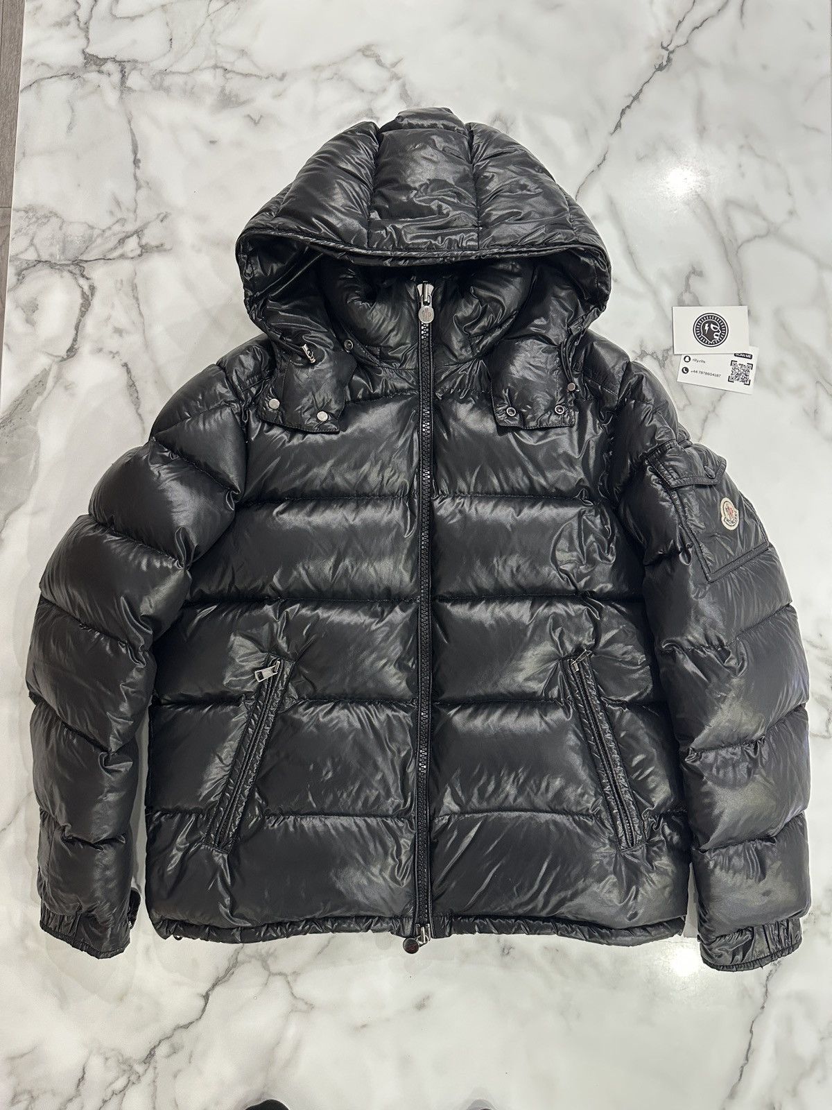 Moncler Black Moncler Maya Jacket Size 5 Size US XL / EU 56 / 4 - 2 Thumbnail