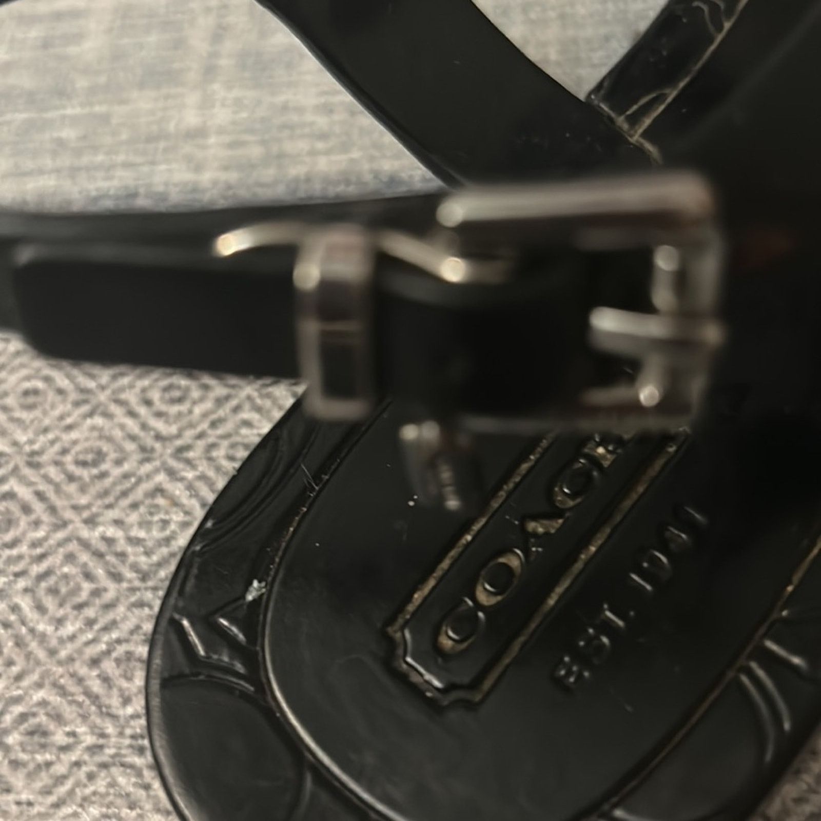 Coach Coach Piccadilly Black Jelly Sandals 6B Size US 6 / IT 36 - 8 Thumbnail