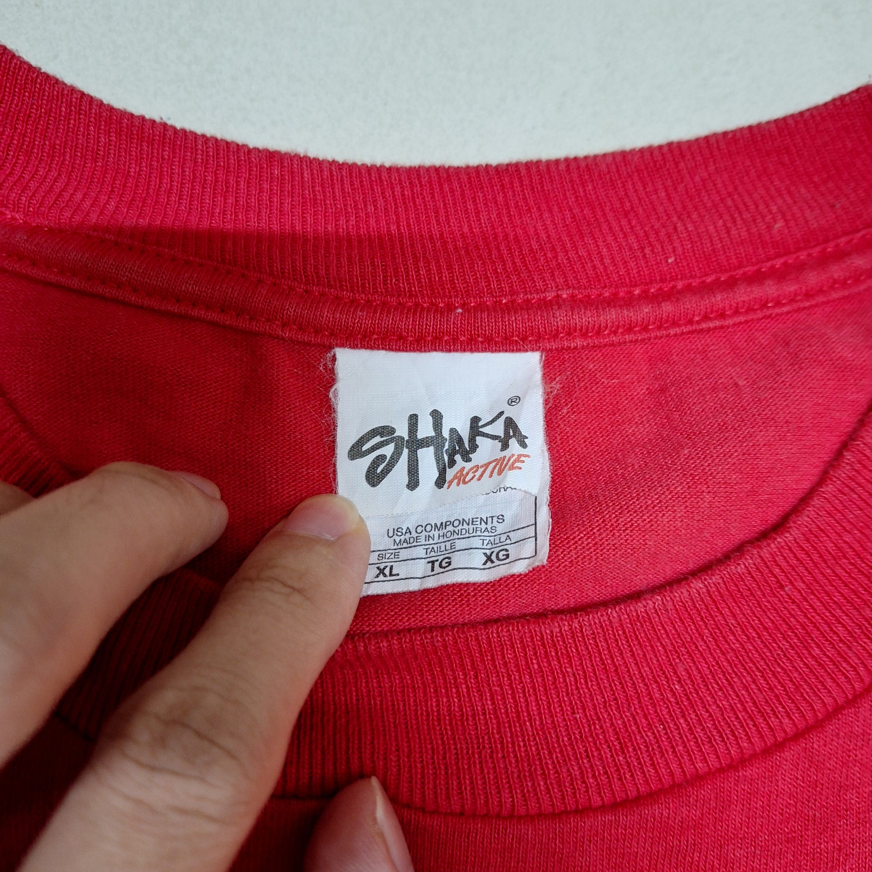 Vintage Vintage Shaka Wording/Quote T Shirt Size US L / EU 52-54 / 3 - 4 Thumbnail