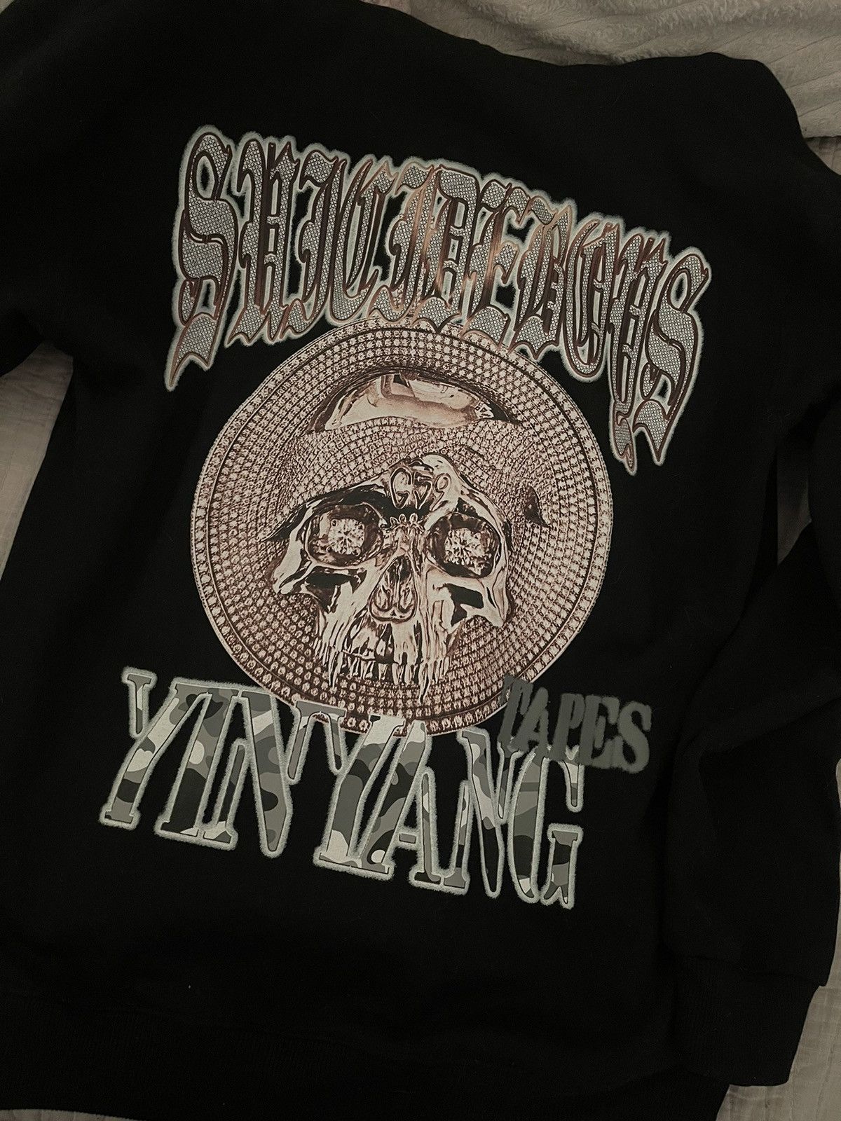 image of G59 Records Suicideboys Yin Yang Tapes Hoodie in Black, Men's (Size Large)