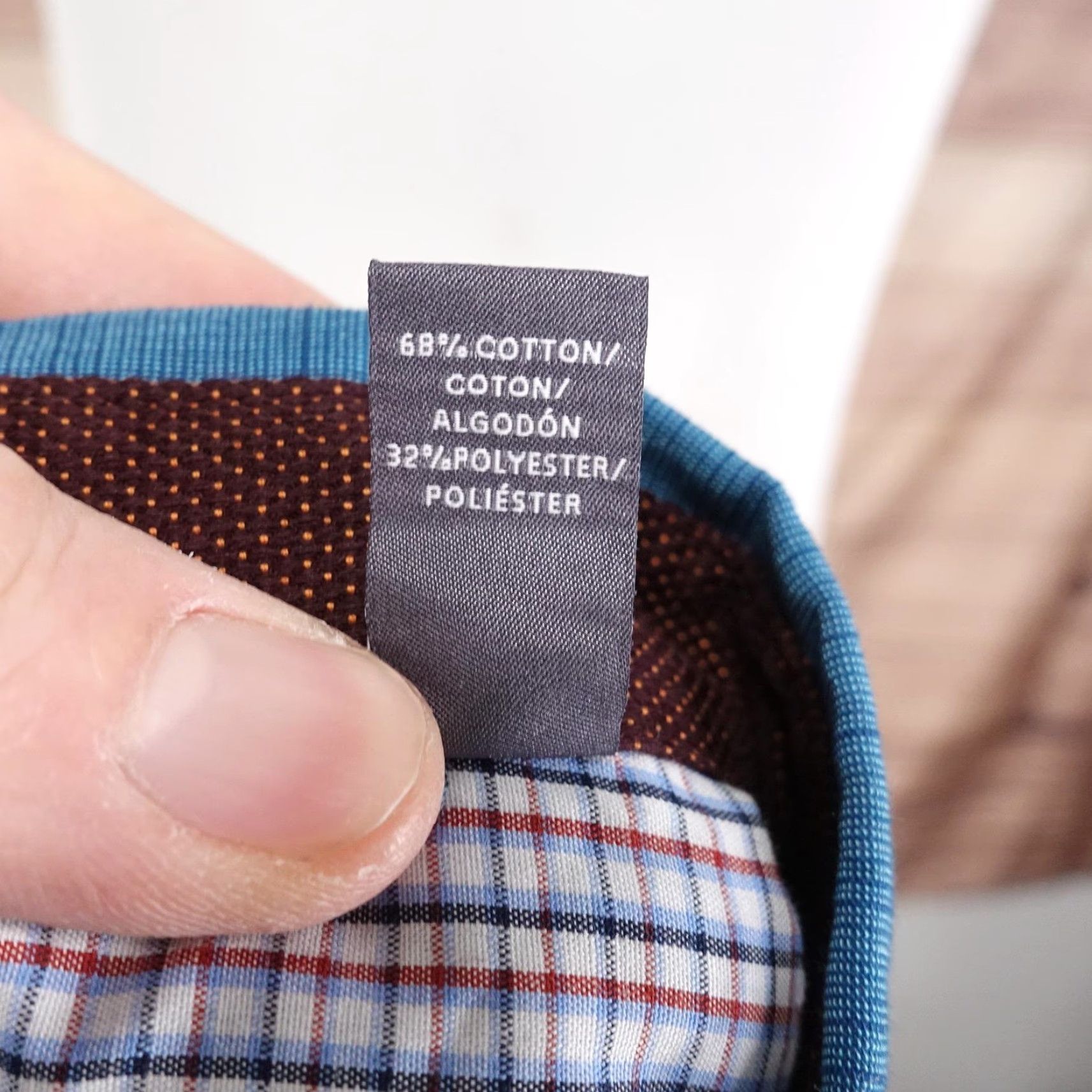 Van Heusen VAN HEUSEN Shirt Mens M Blue Never Tuck Long Sleeve Button Down Classic Fit Size US M / EU 48-50 / 2 - 7 Thumbnail