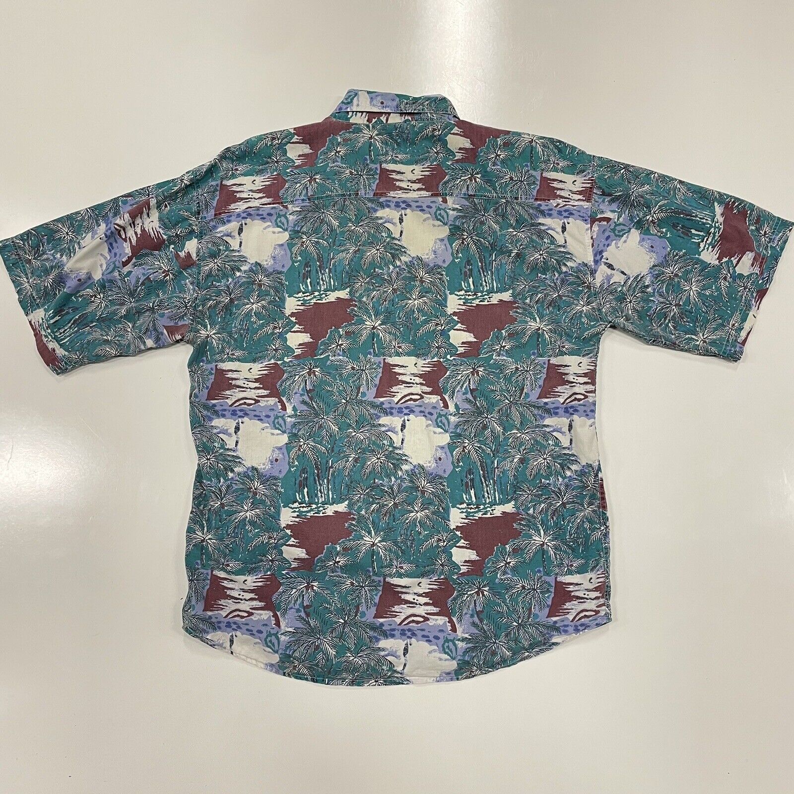 Ocean Pacific VTG 90’s OP Ocean Pacific Aloha Shirt Palm Tree Art Men’s L Size US L / EU 52-54 / 3 - 6 Thumbnail